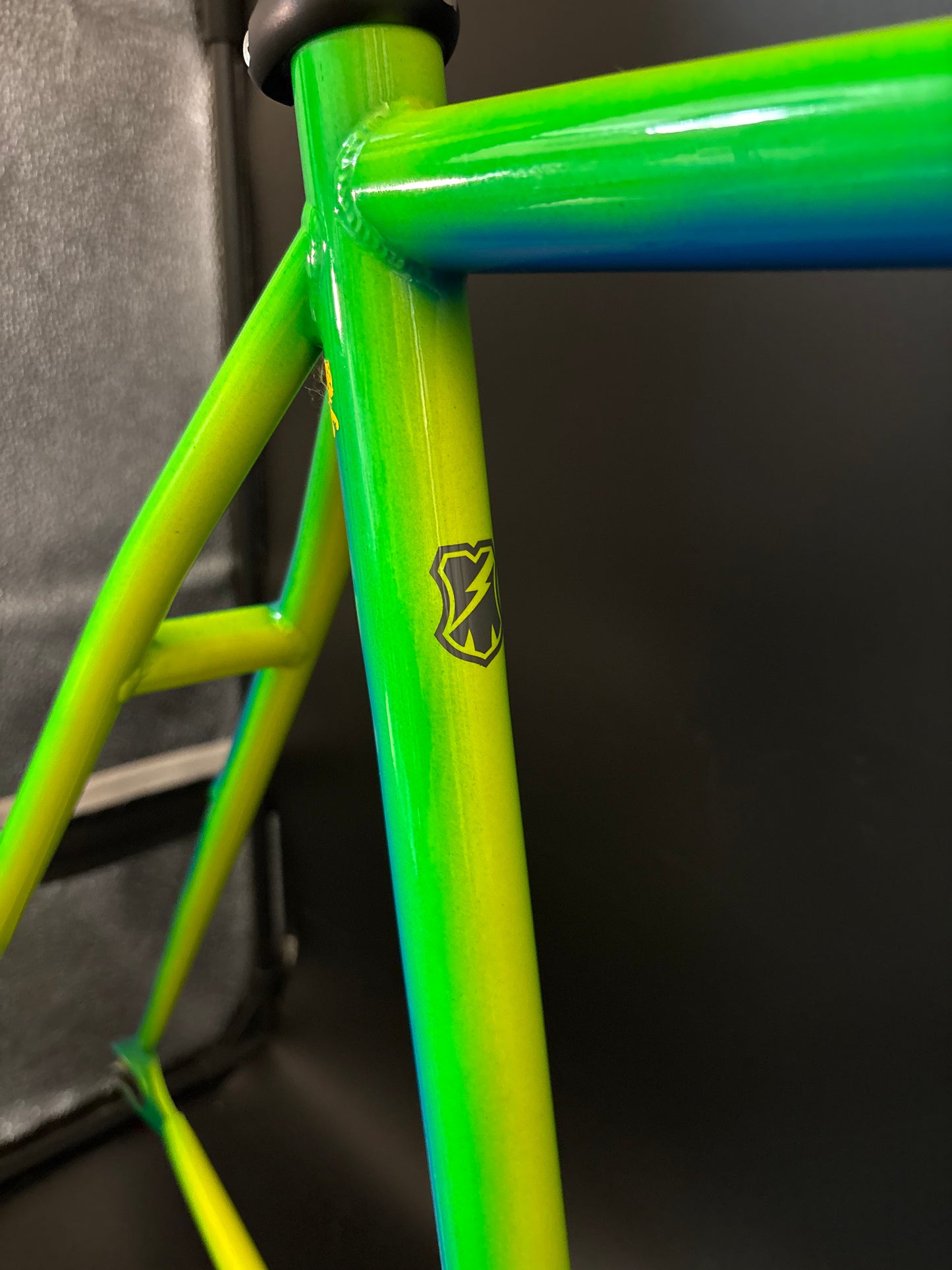 Mash Steel Frameset Neon Blue/Green Fade 53cm S