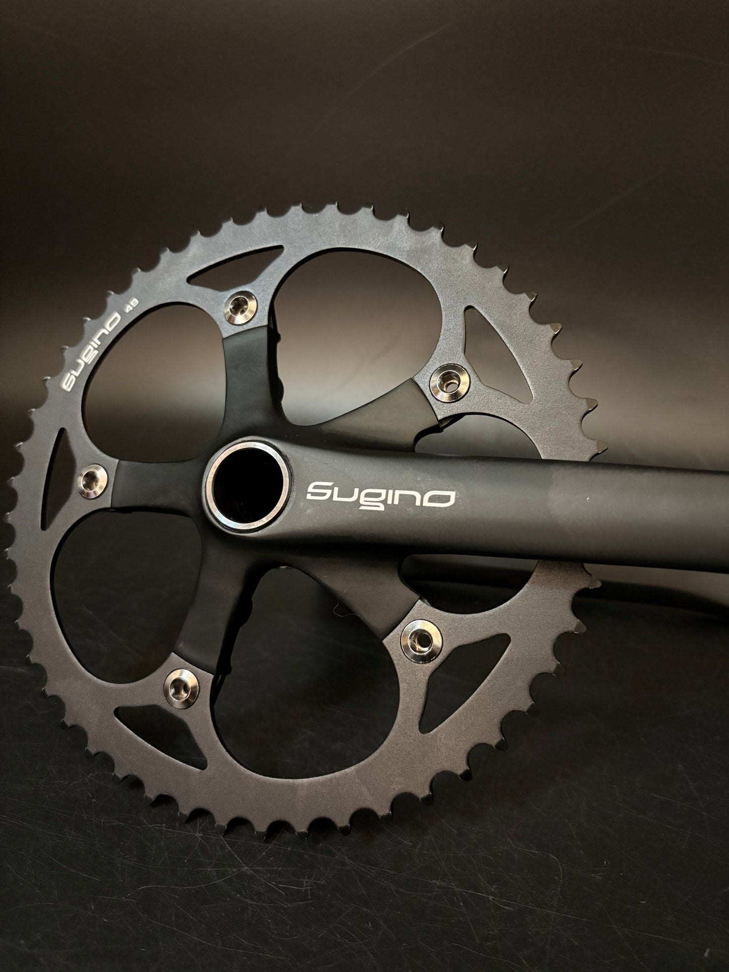 Sugino RD2 DD Crankset Black 165mm 49t 130bcd