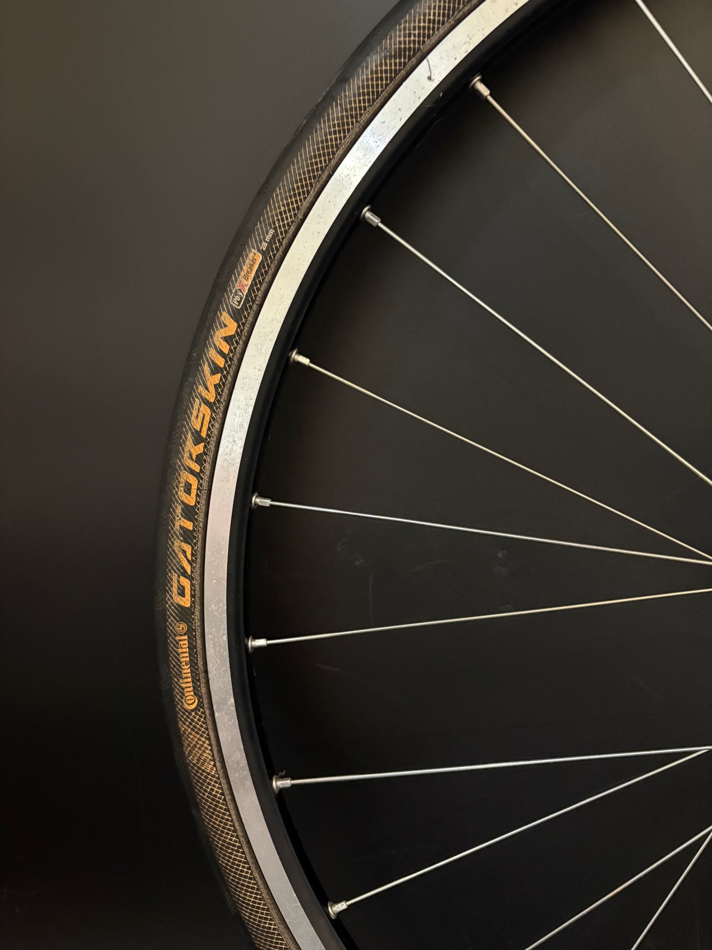 Mavic Open Pro Black / Dura Ace LF 7710 Wheelset 28h