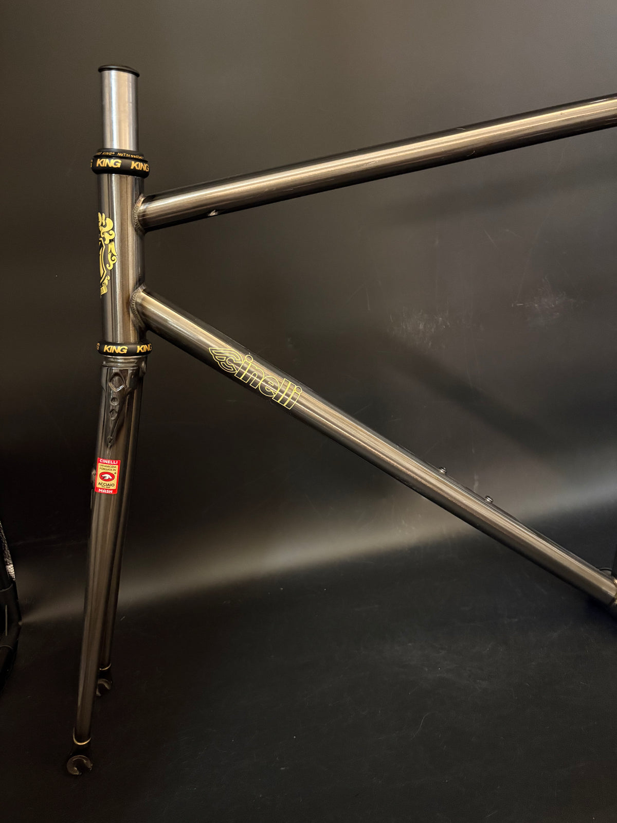 Cinelli Mash Work Frameset v2 Dark Smoke 56cm