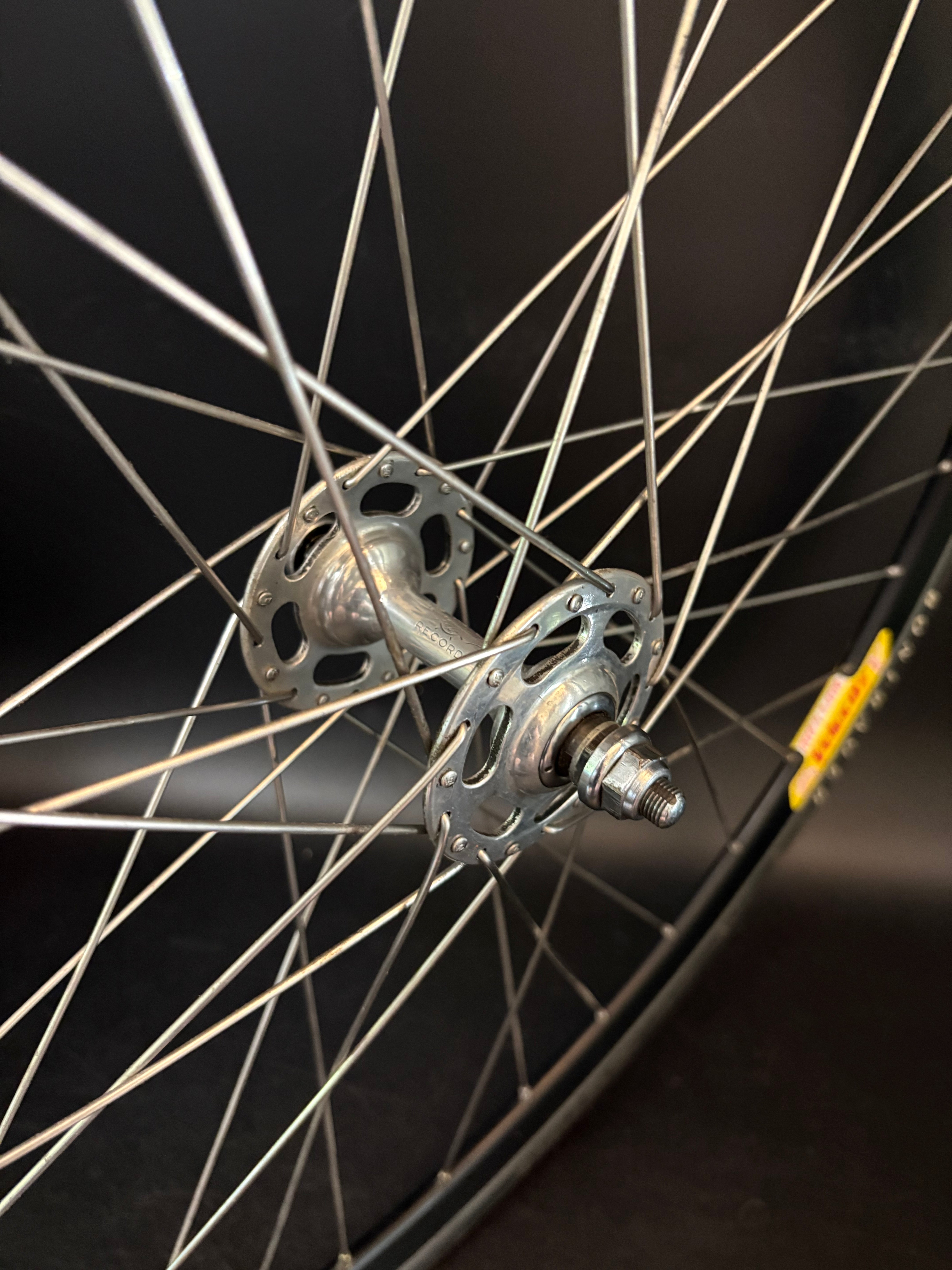 Velocity Deep V / Campagnolo Record HF Wheelset Black 36h – Track Lab