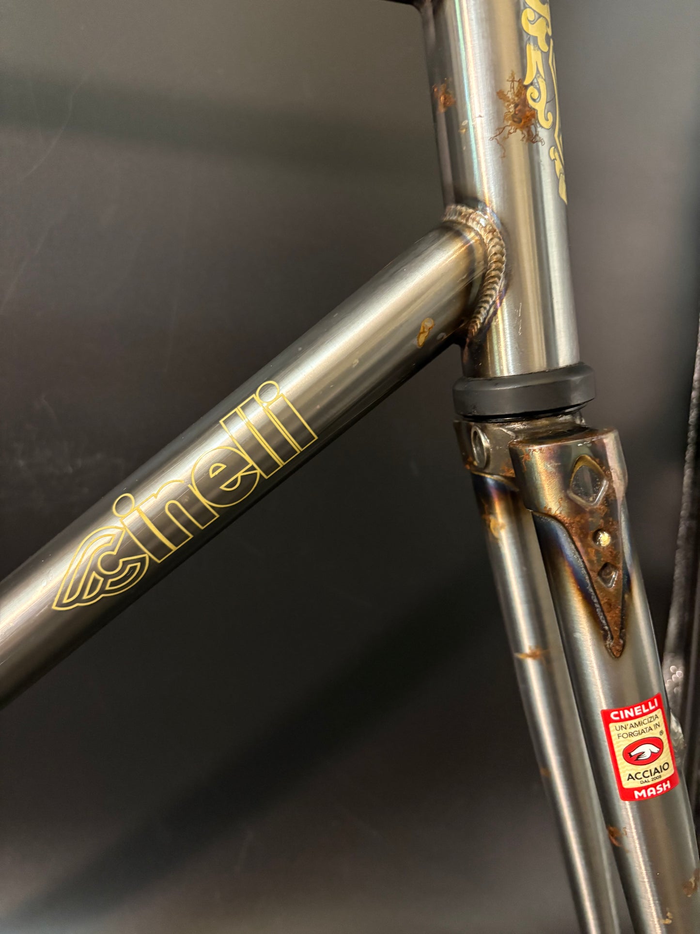 Cinelli Mash Work Frameset Raw 60cm