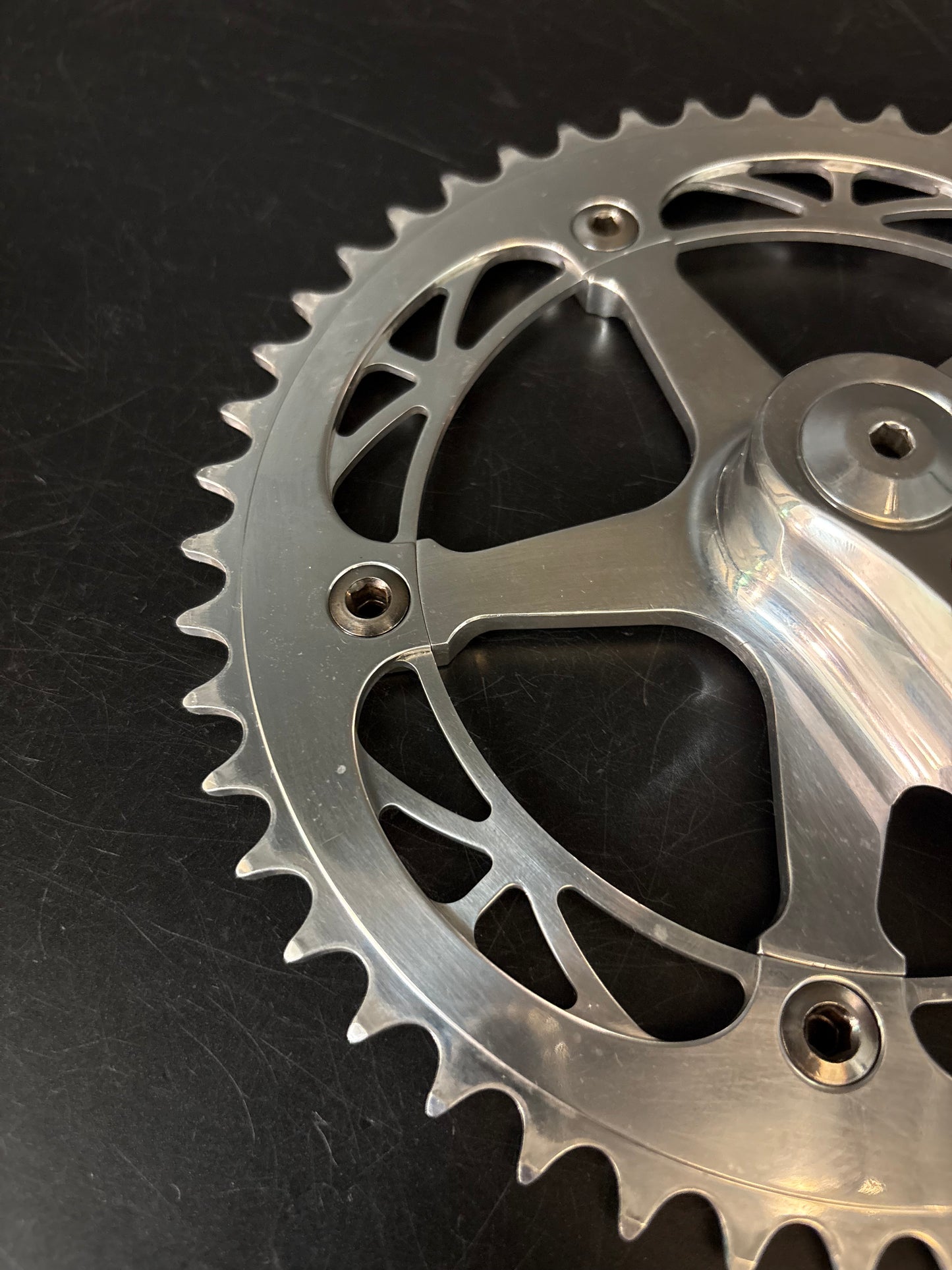 Phil Wood Track Crankset Silver 165mm 48t