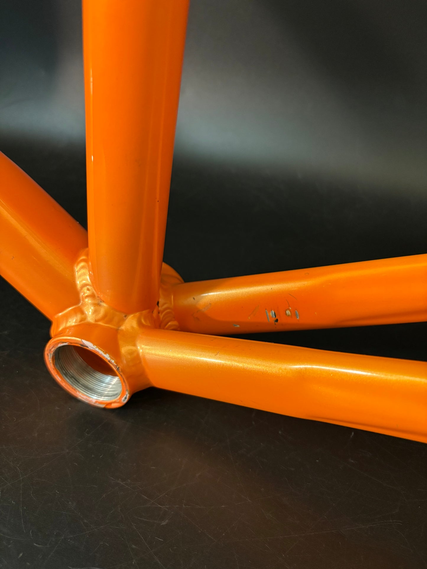 Orbea Lobular Pista Frameset Team Euskaltel Orange/Blue 57sm ST 54cm TT