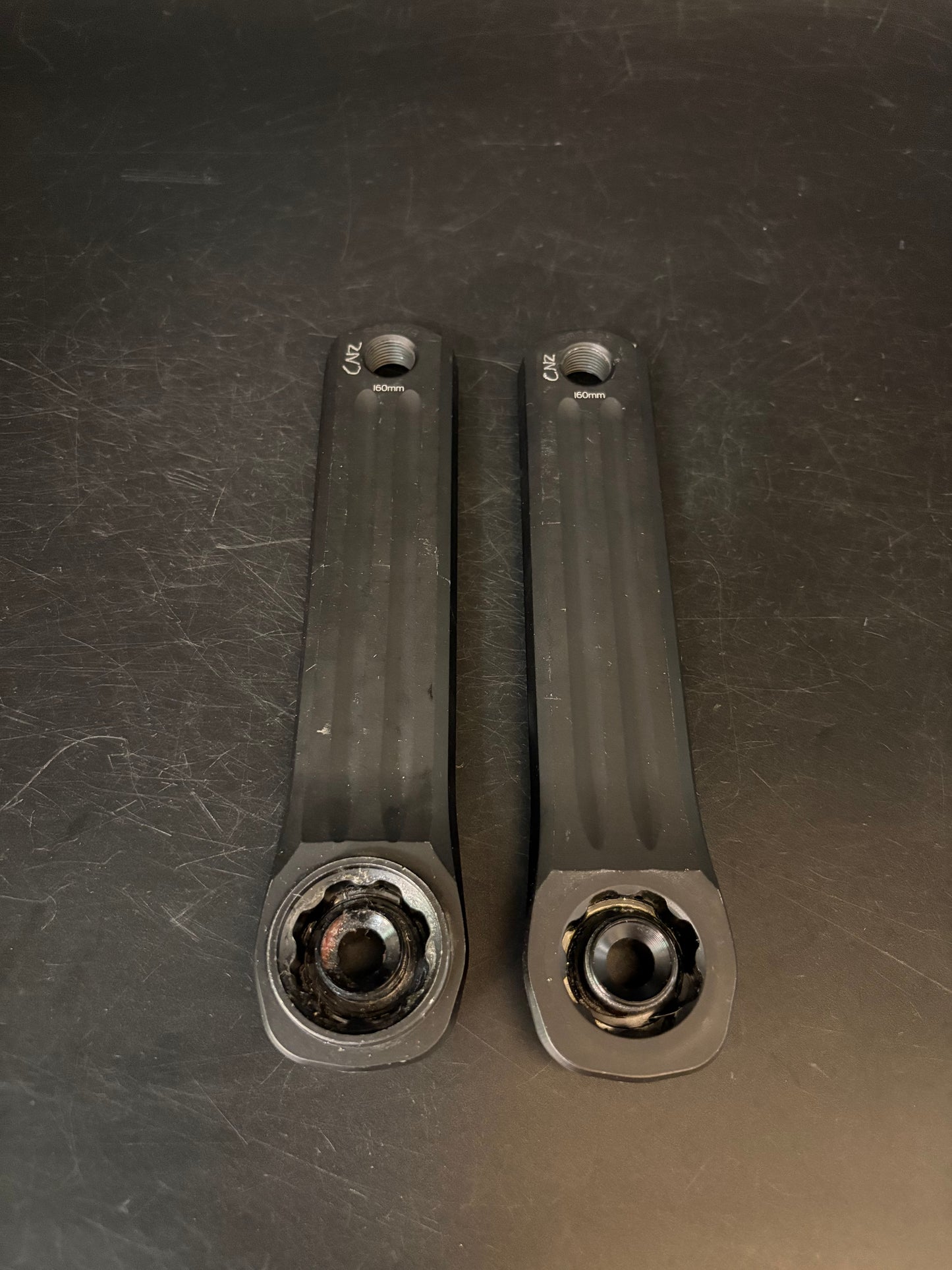 Rotor Aldhu Crank Arms Black 160mm