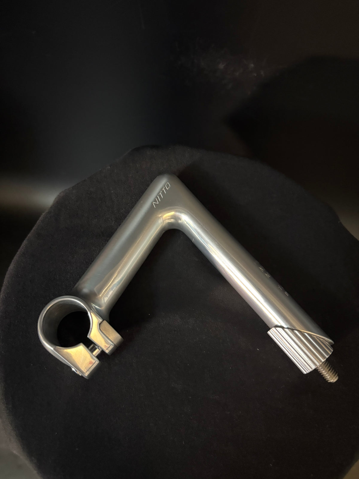Nitto Pearl NP 1” Threaded Quill Stem Silver 100mm 25.4