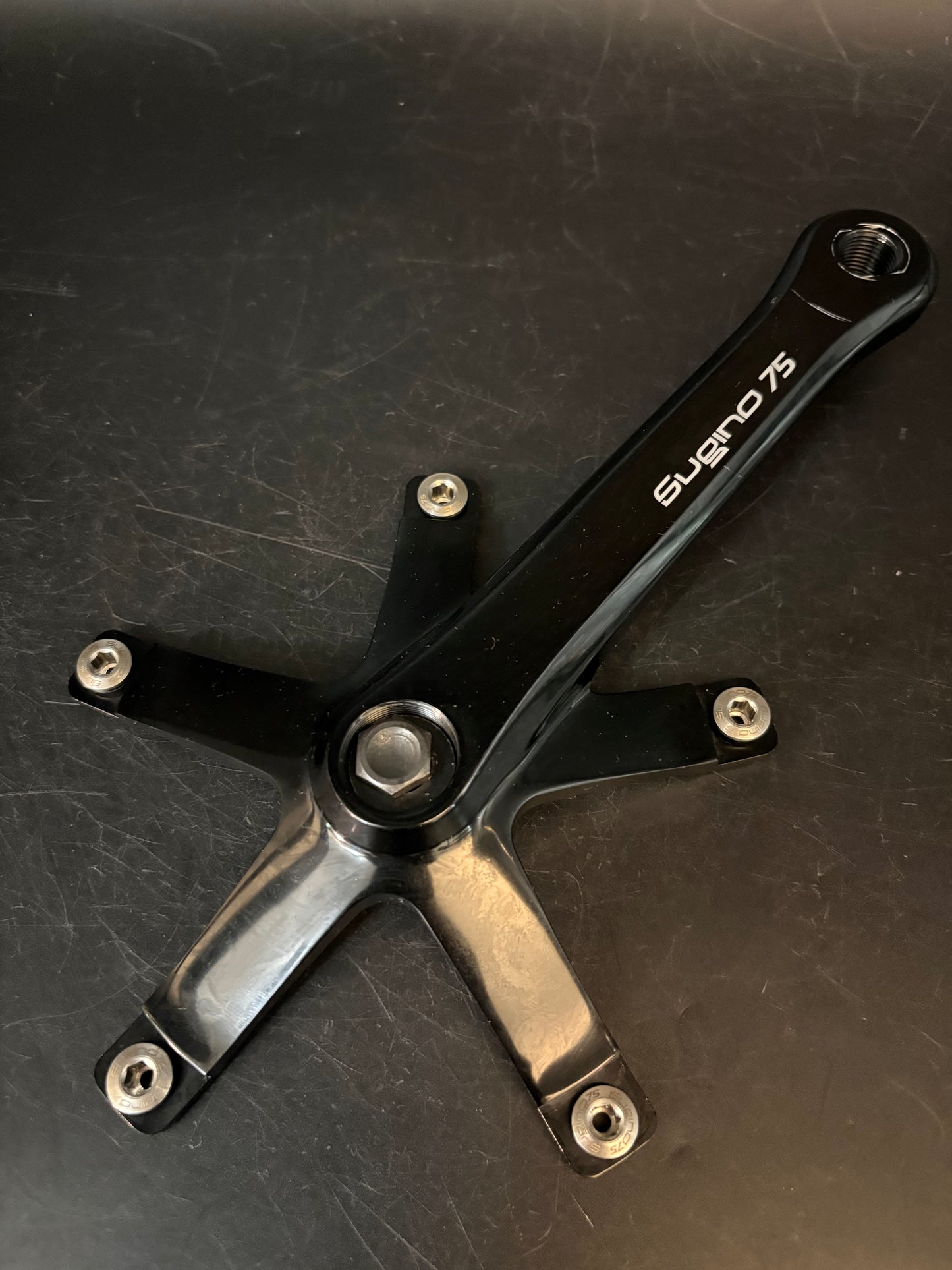 Sugino 75 Cranks Black 165mm