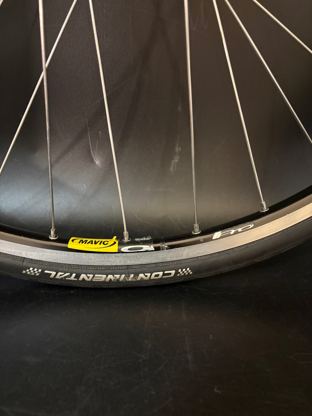Mavic Open Pro Black / Phil Wood HF Front Wheel 32h