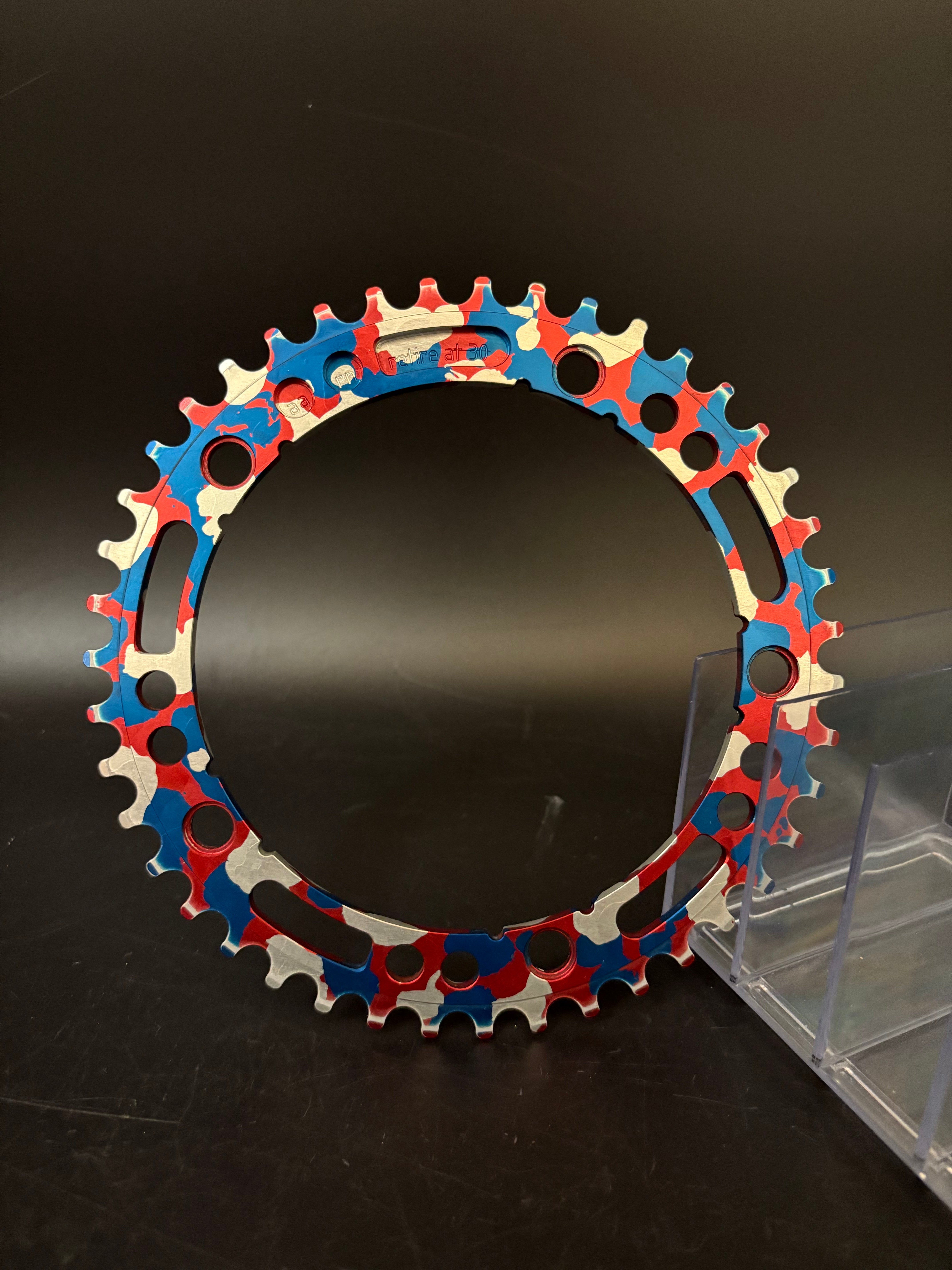 最終値下げ　新品*AARN* track chainring (camo)49T AARN Camo Track Chainring - Battle Road Bikes