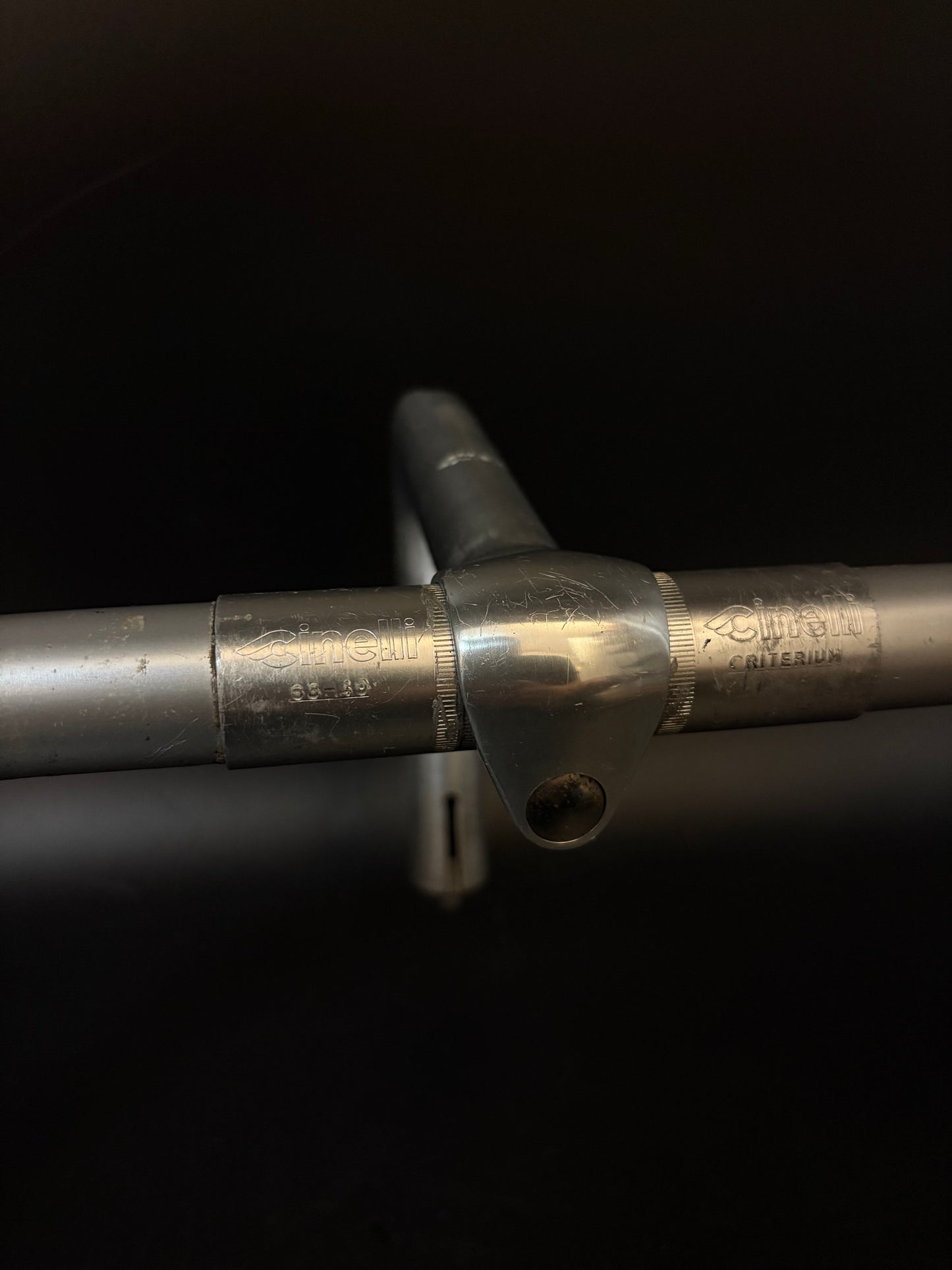 Cinelli Criterium Drop Handlebar Silver 40cm 26.0 + Cinelli Quill Stem 130mm