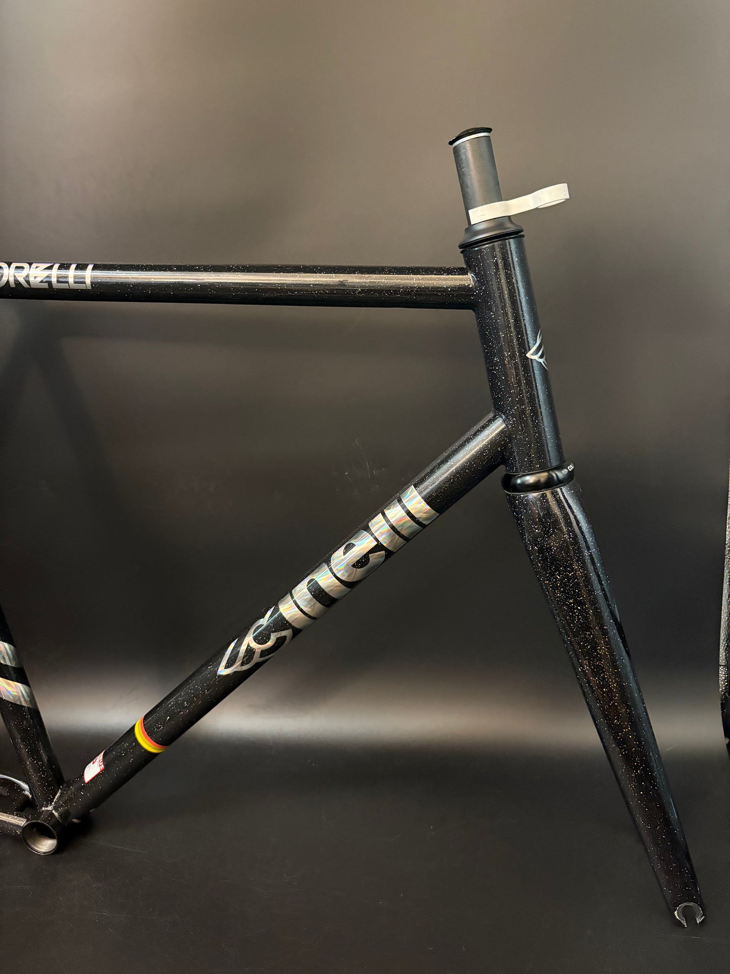 Cinelli Vigorelli Steel Frameset Black Sparkle XL