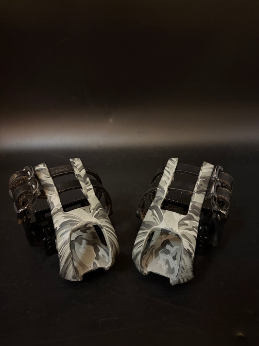 MKS Mash Black / Unbranded Leather Double Straps Pedal Setup