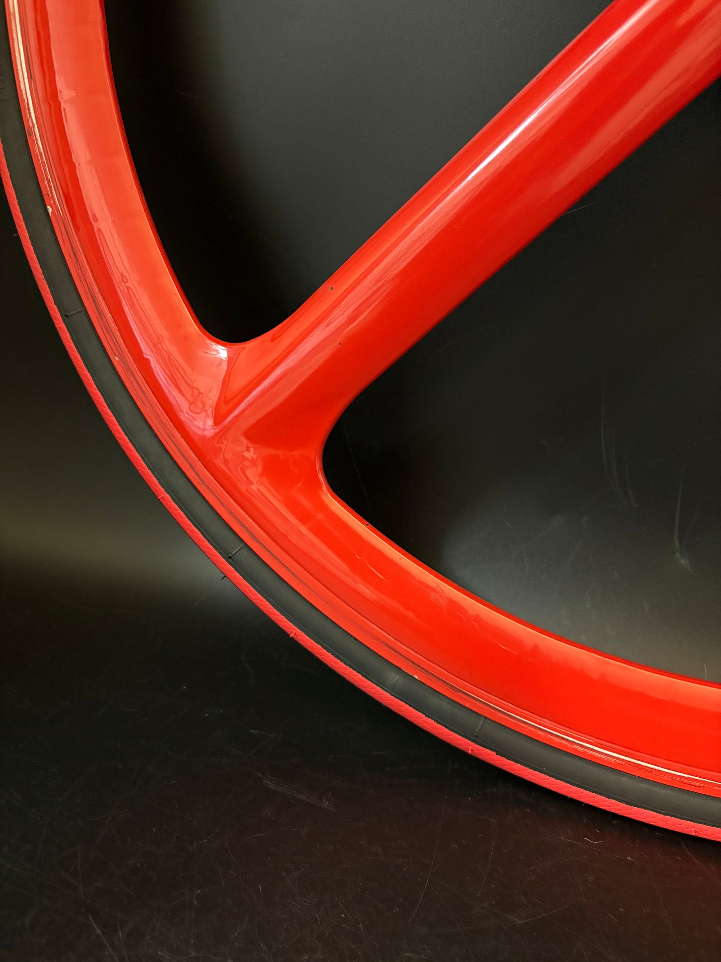Aerospoke Clincher Front Wheel Red