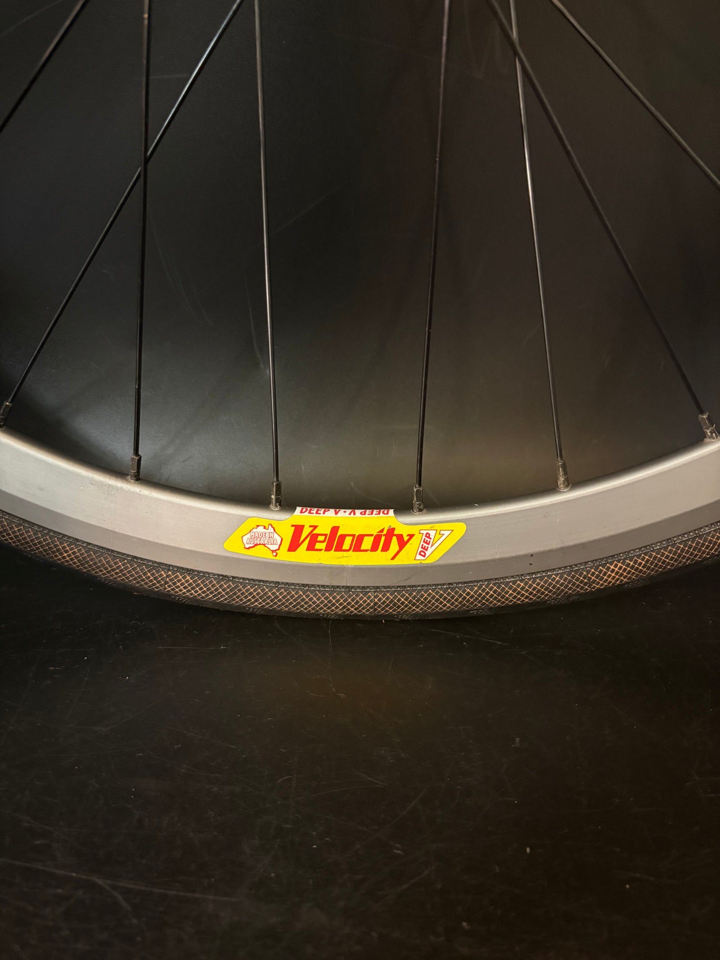 Velocity Deep V Grey / Dura Ace 7600 Wheelset 32h