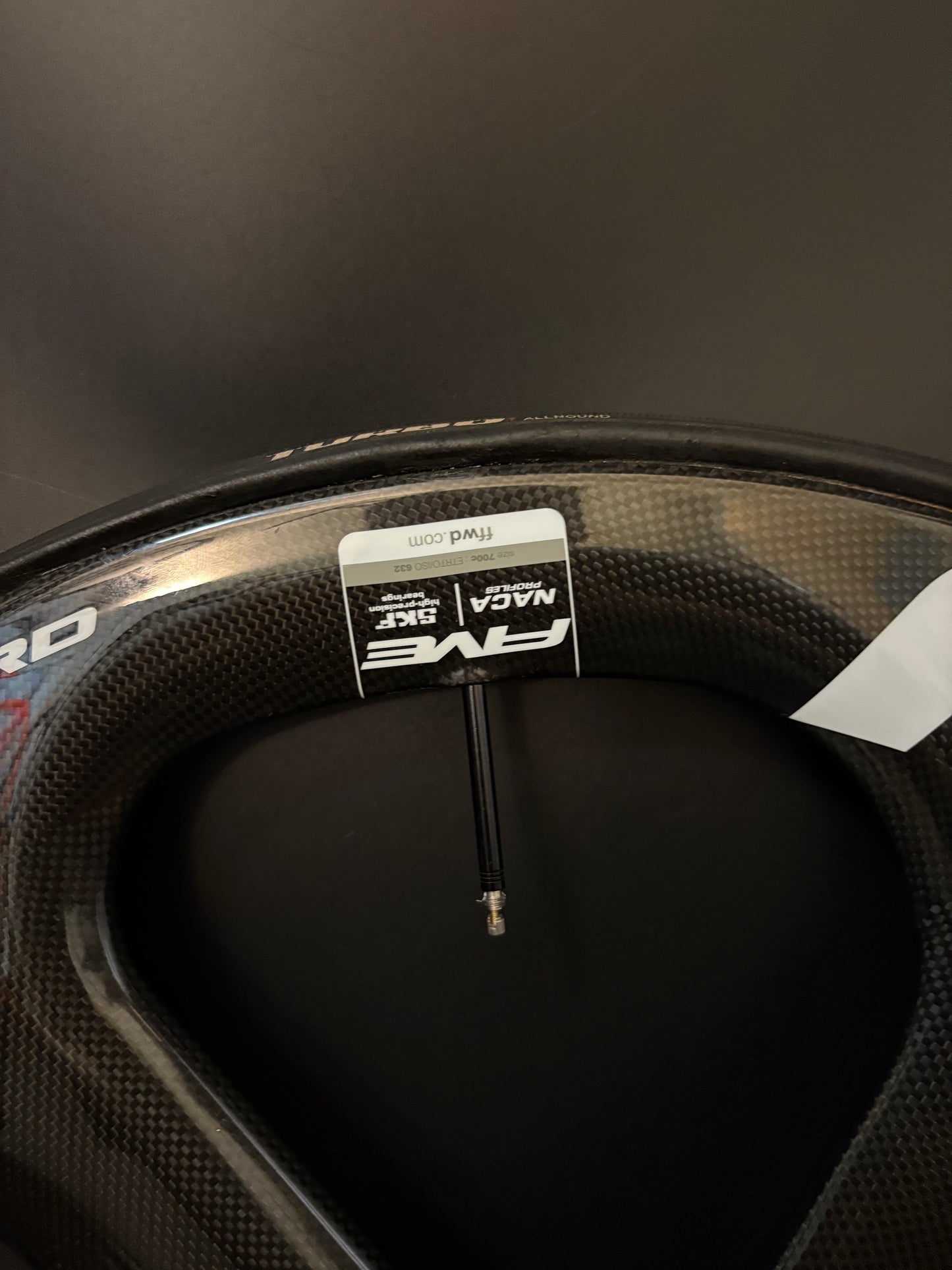 FFWD Tubular 5 Spoke Carbon Front Wheel