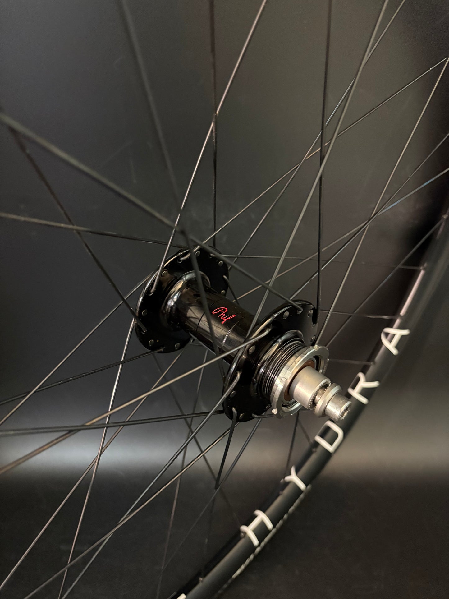H Plus Son Hydra / Phil Wood HF Wheelset Black 32h #1