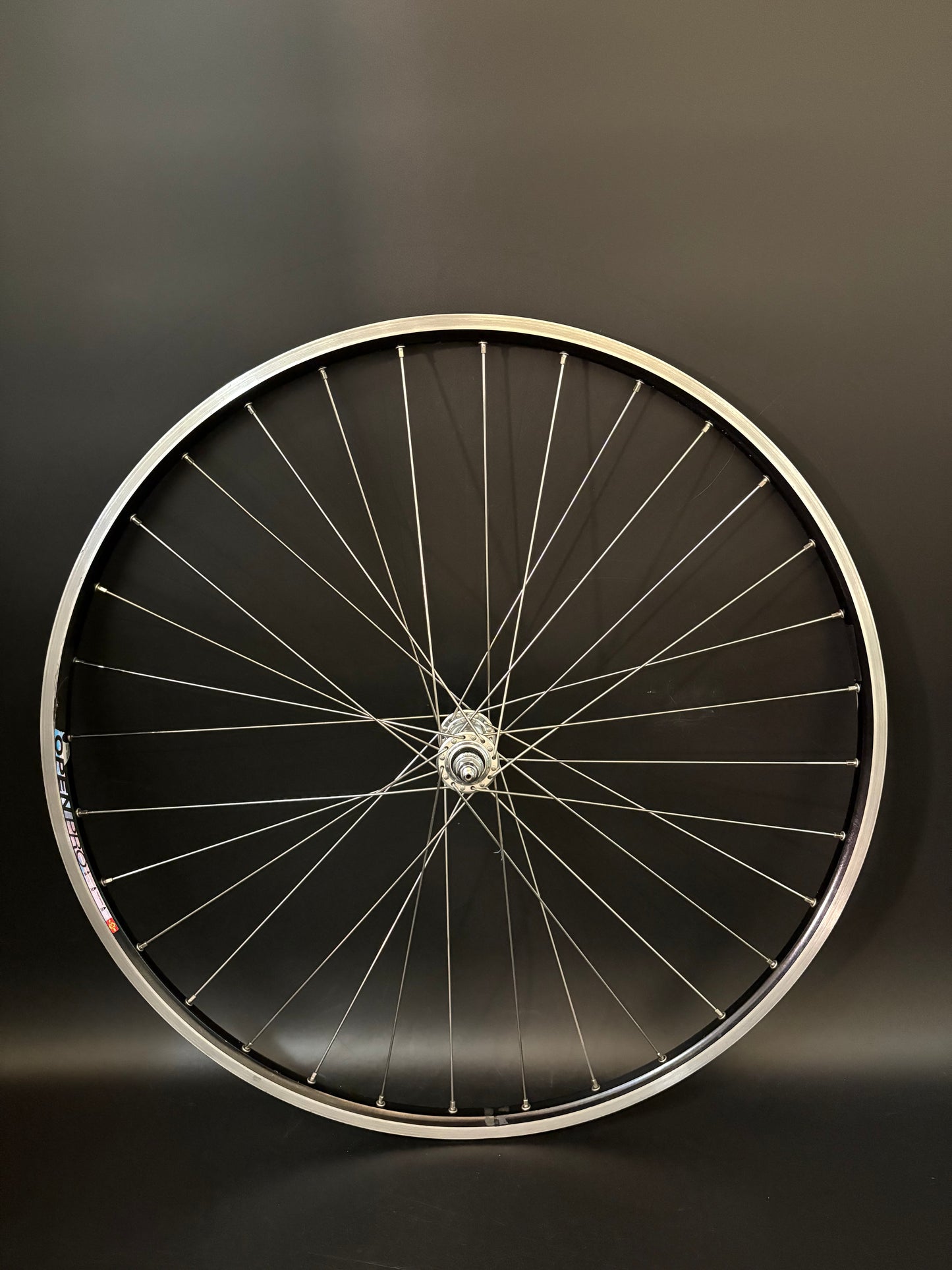 Mavic Open Pro Black Machined / Dura Ace 7710 Low Flange Wheelset 32h
