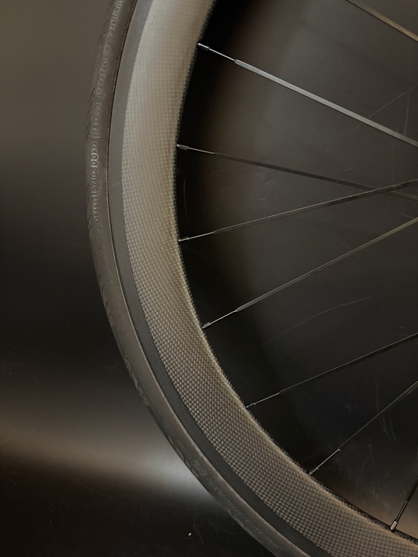 Unbranded 50mm Carbon Clincher / Novatec Wheelset 20/24h