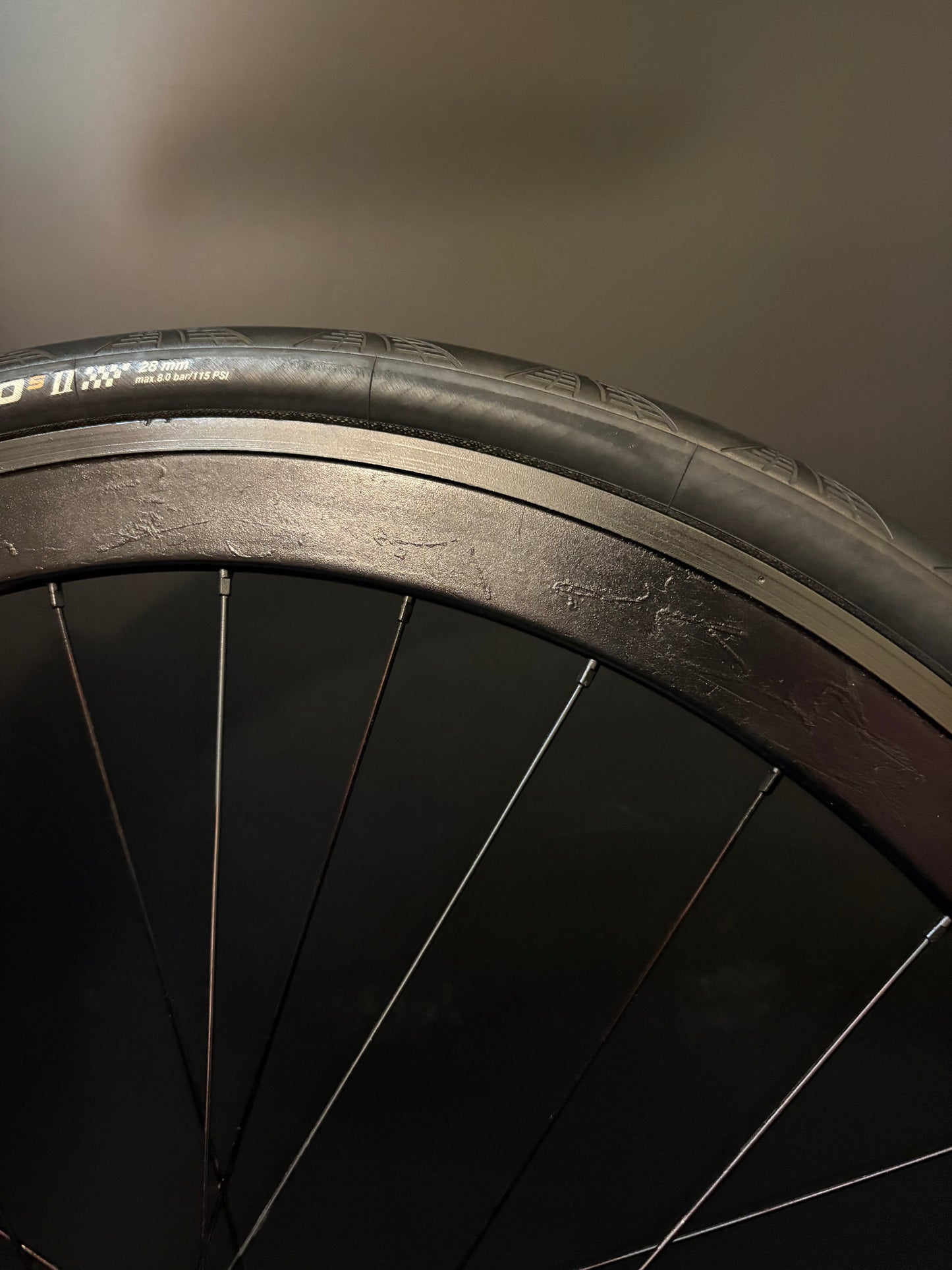 H Plus Son SL42 Black / Phil Wood White Front Wheel 32h