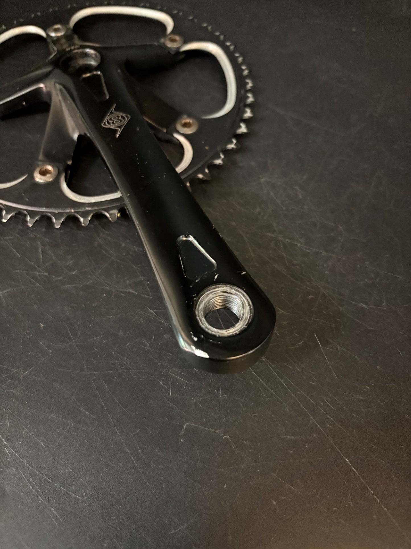 Origin 8 Crankset Black 170mm 46t 130bcd