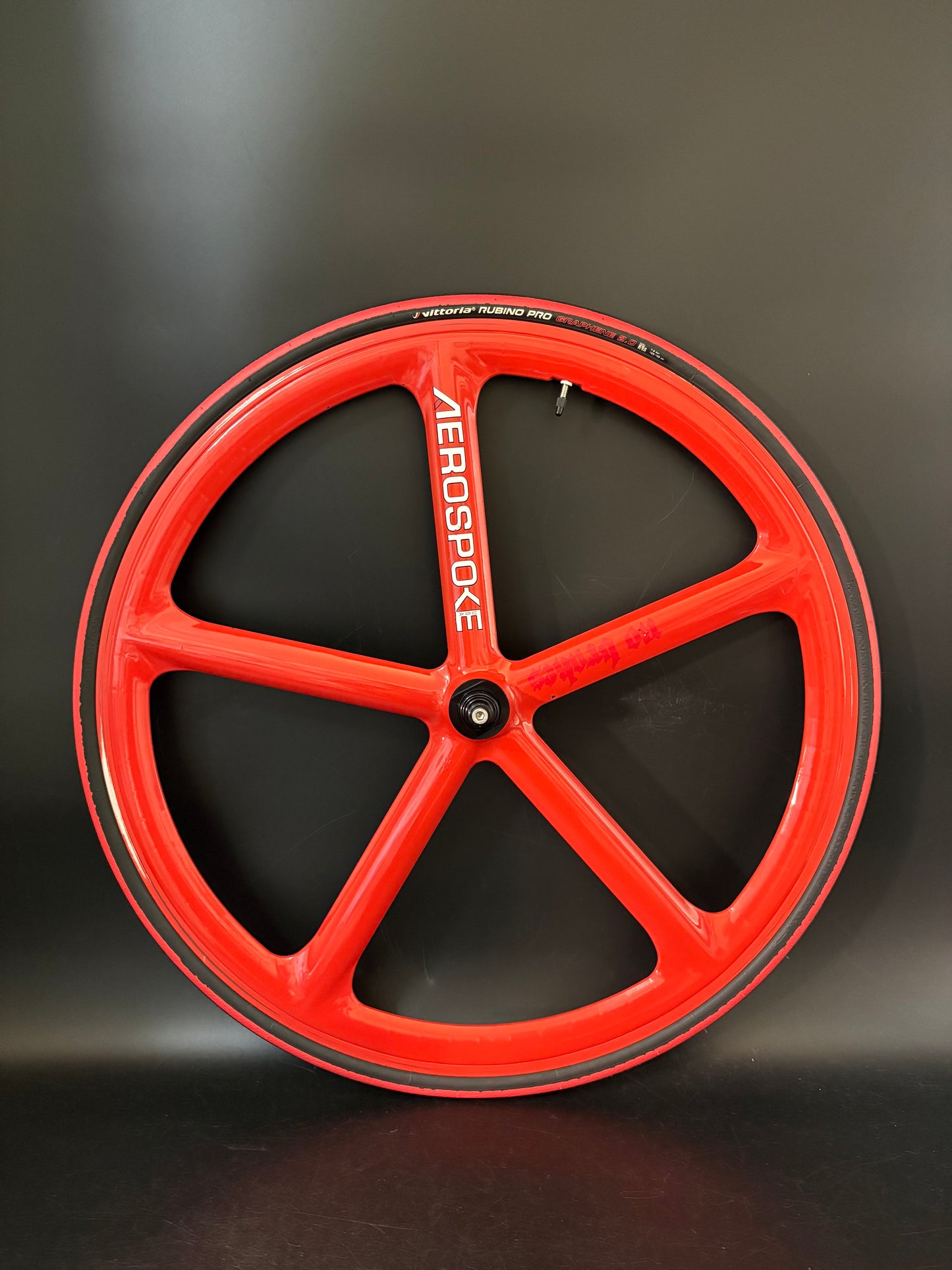 Aerospoke Clincher Front Wheel Red