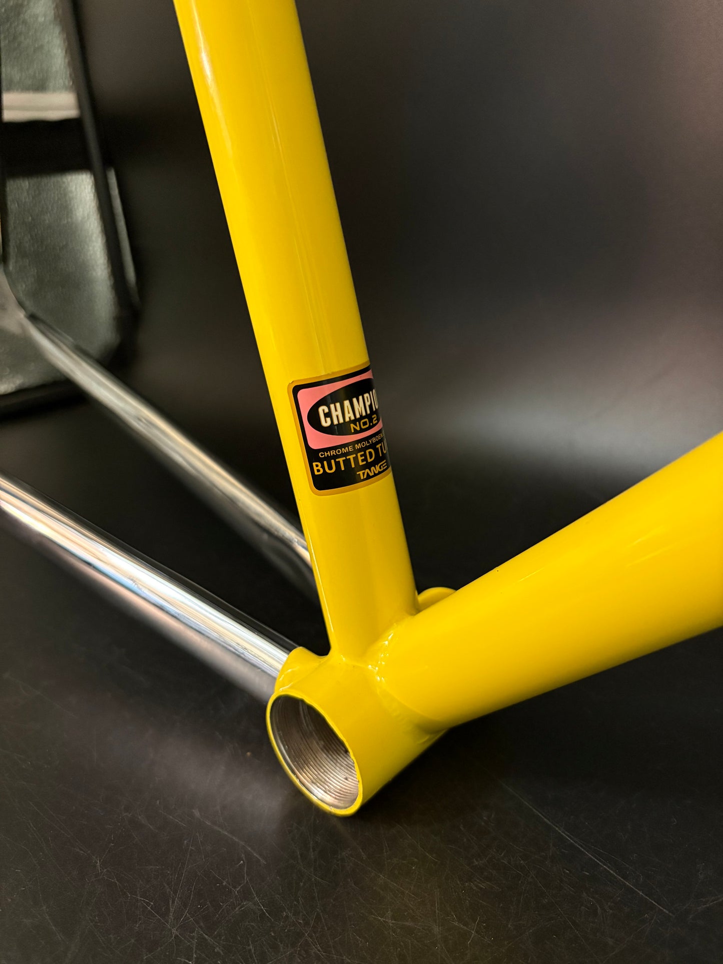 Look AC 364 Frameset Heritage Yellow/Chrome Small
