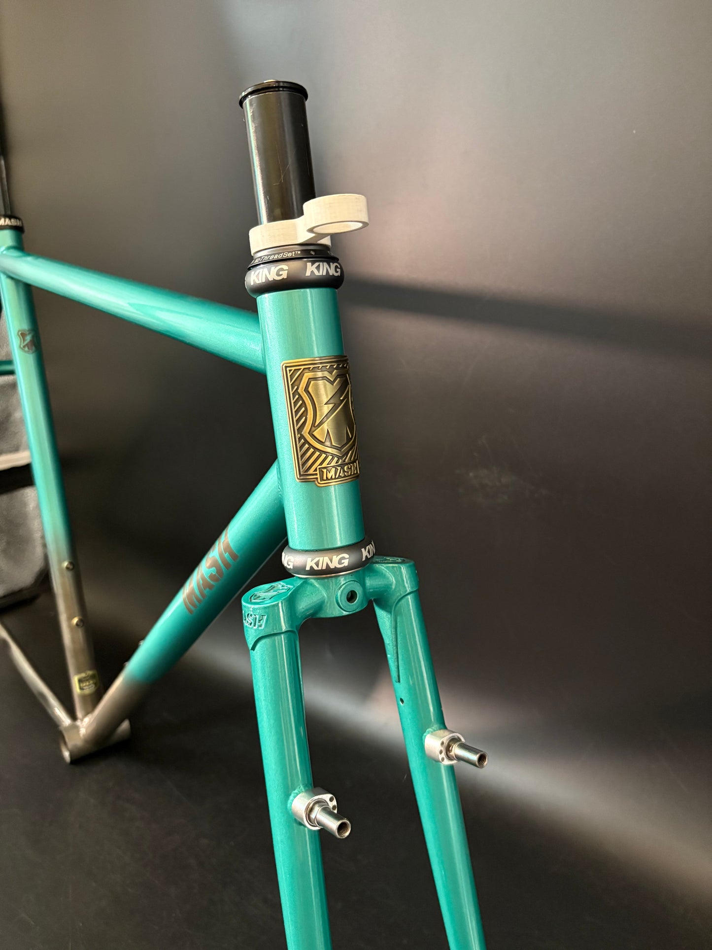 Mash Steel Frameset Teal/Raw 55cm Medium