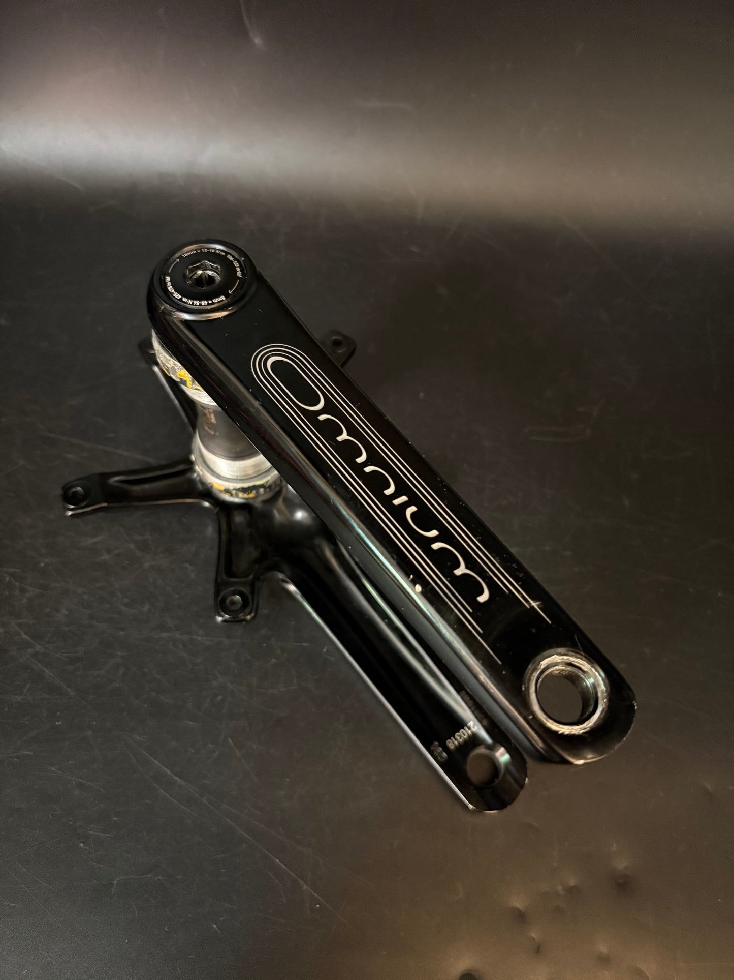 Sram Omnium Crankset Black 165mm
