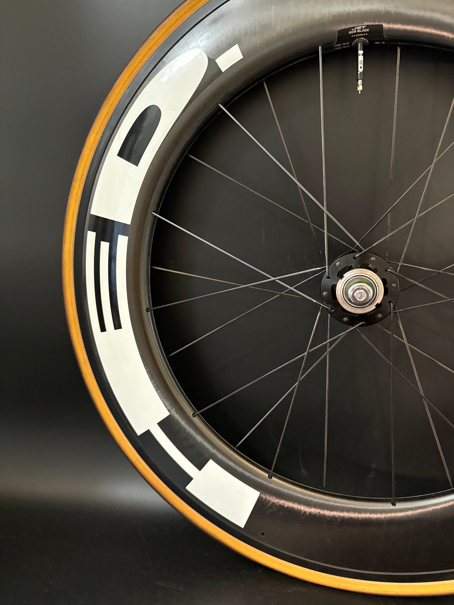 HED Jet RC9 Black Wheelset Carbon Clincher 24h
