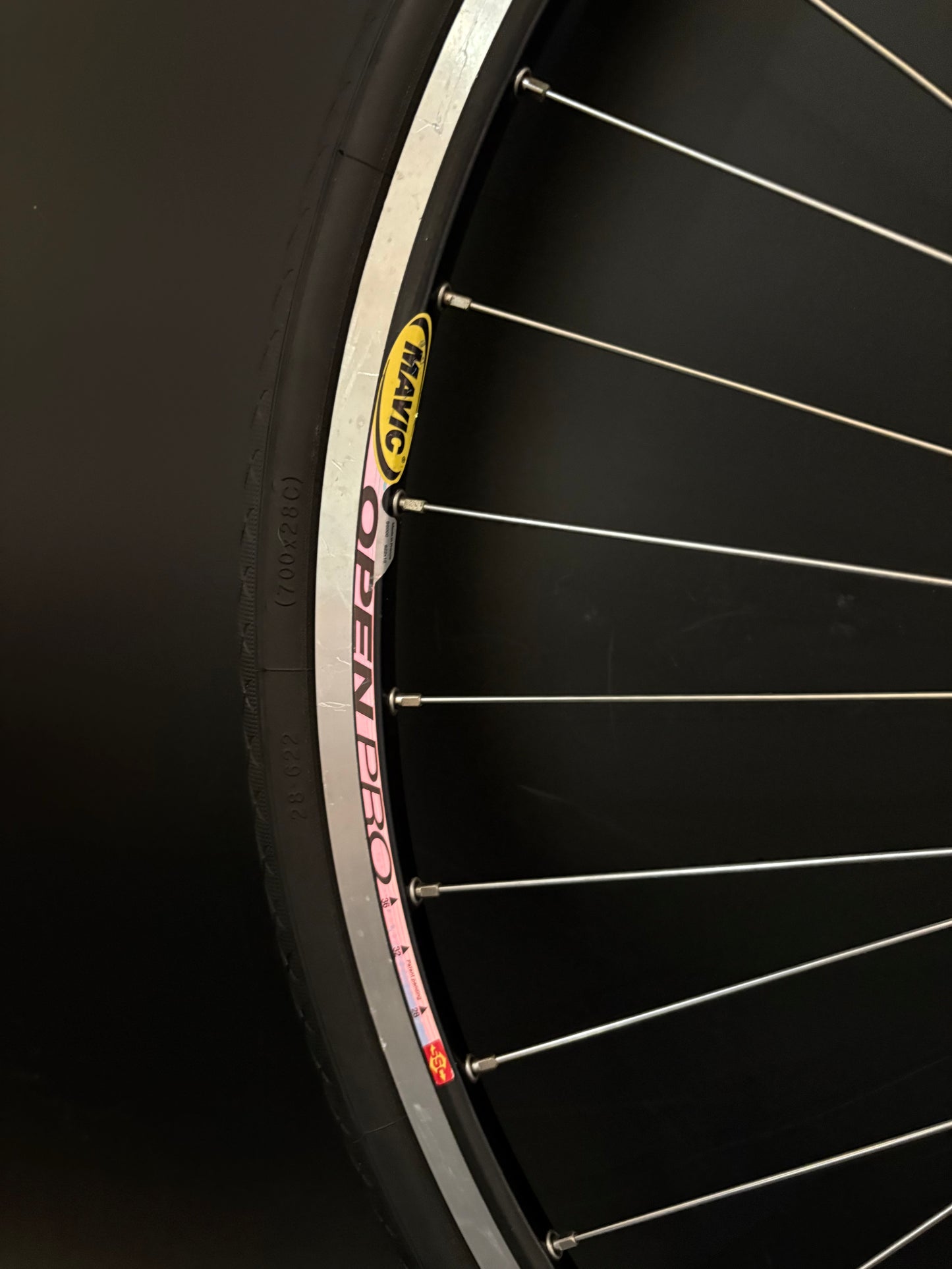 Mavic Open Pro Black / Suzue Pro Max Wheelset 36h