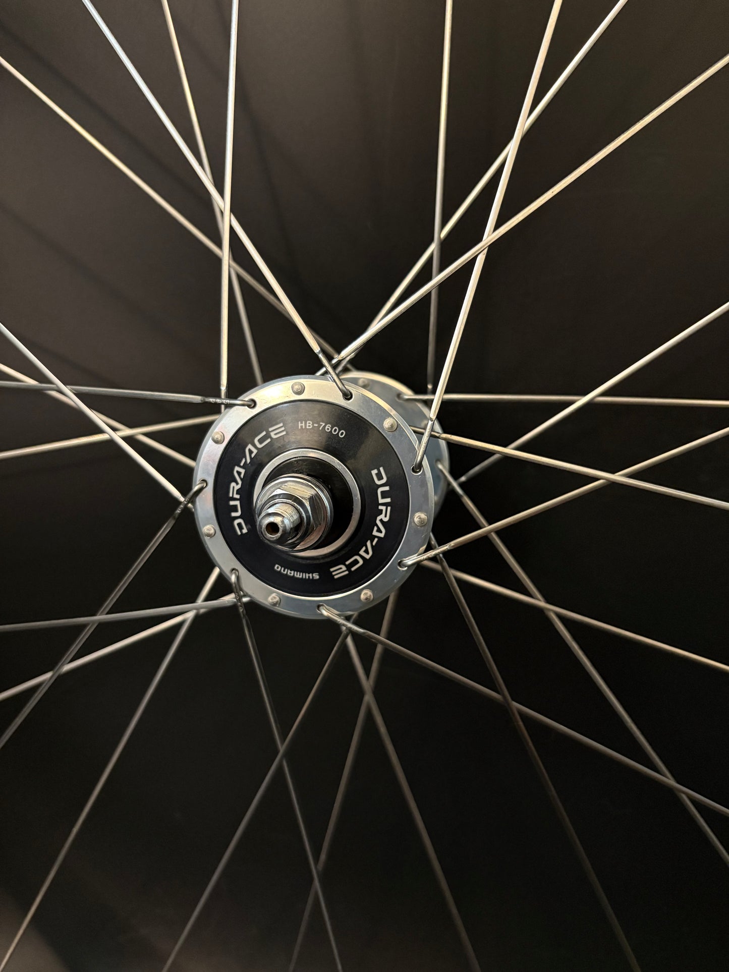 Campagnolo Seoul 88 Tubular / Suntour Superbe + Dura Ace Wheelset Silver 28h