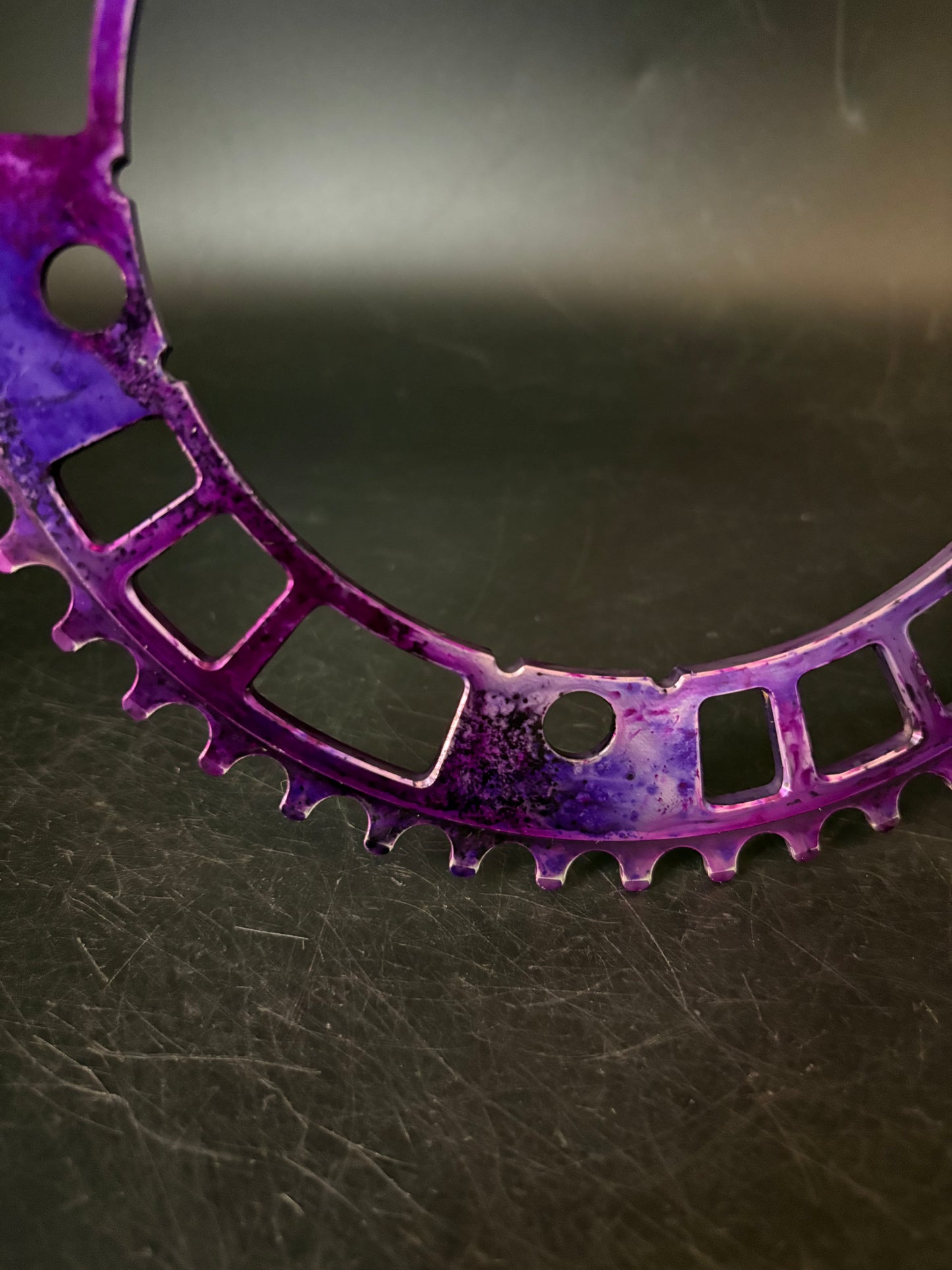 Aarn x Retrogression Purple Reign Chainring 47t