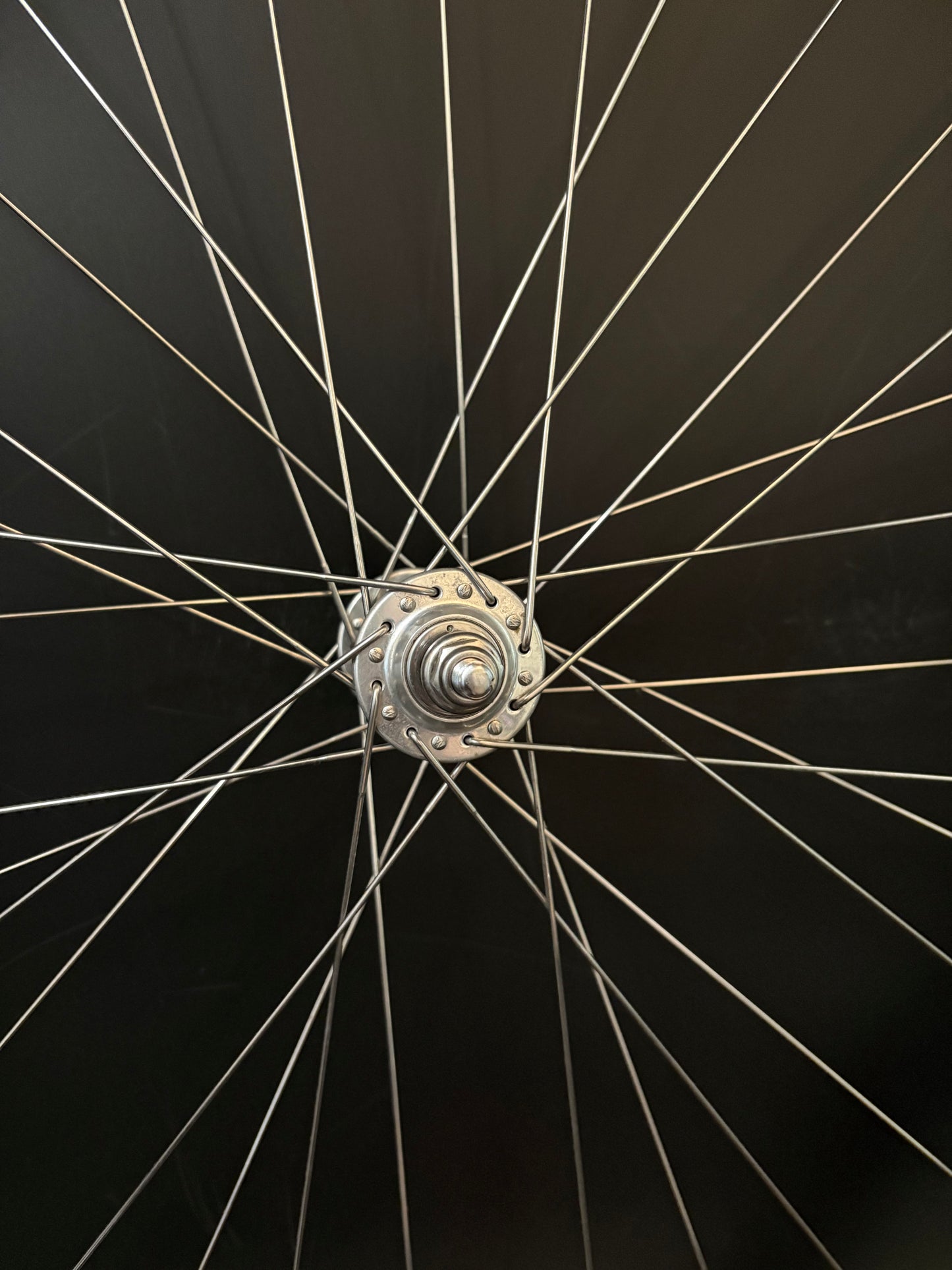 Mavic Open Pro / Campagnolo Record LF Wheelset Silver 32h