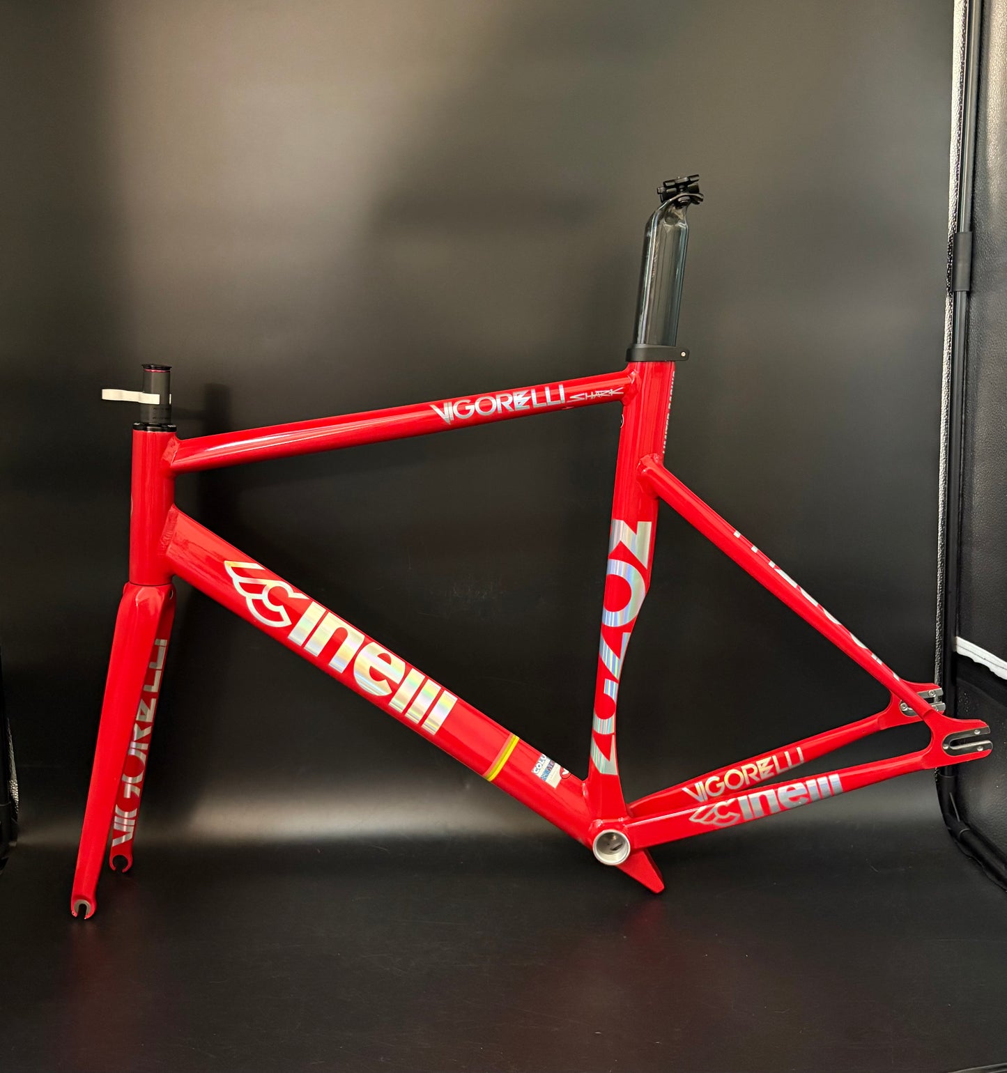 Cinelli Vigorelli Shark Frameset Red 56cm #1