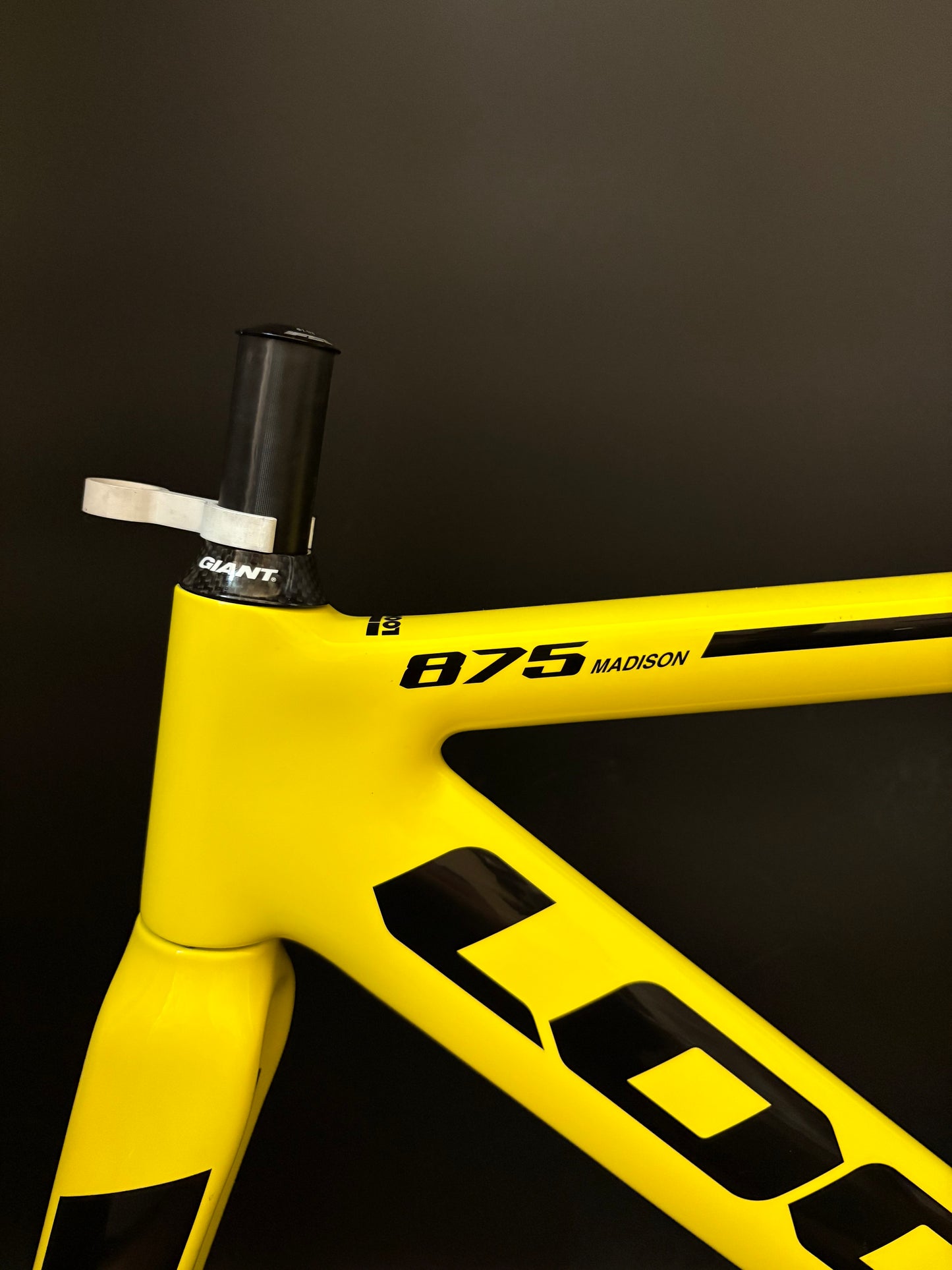 Look 875 Madison Frameset Yellow Carbon Small