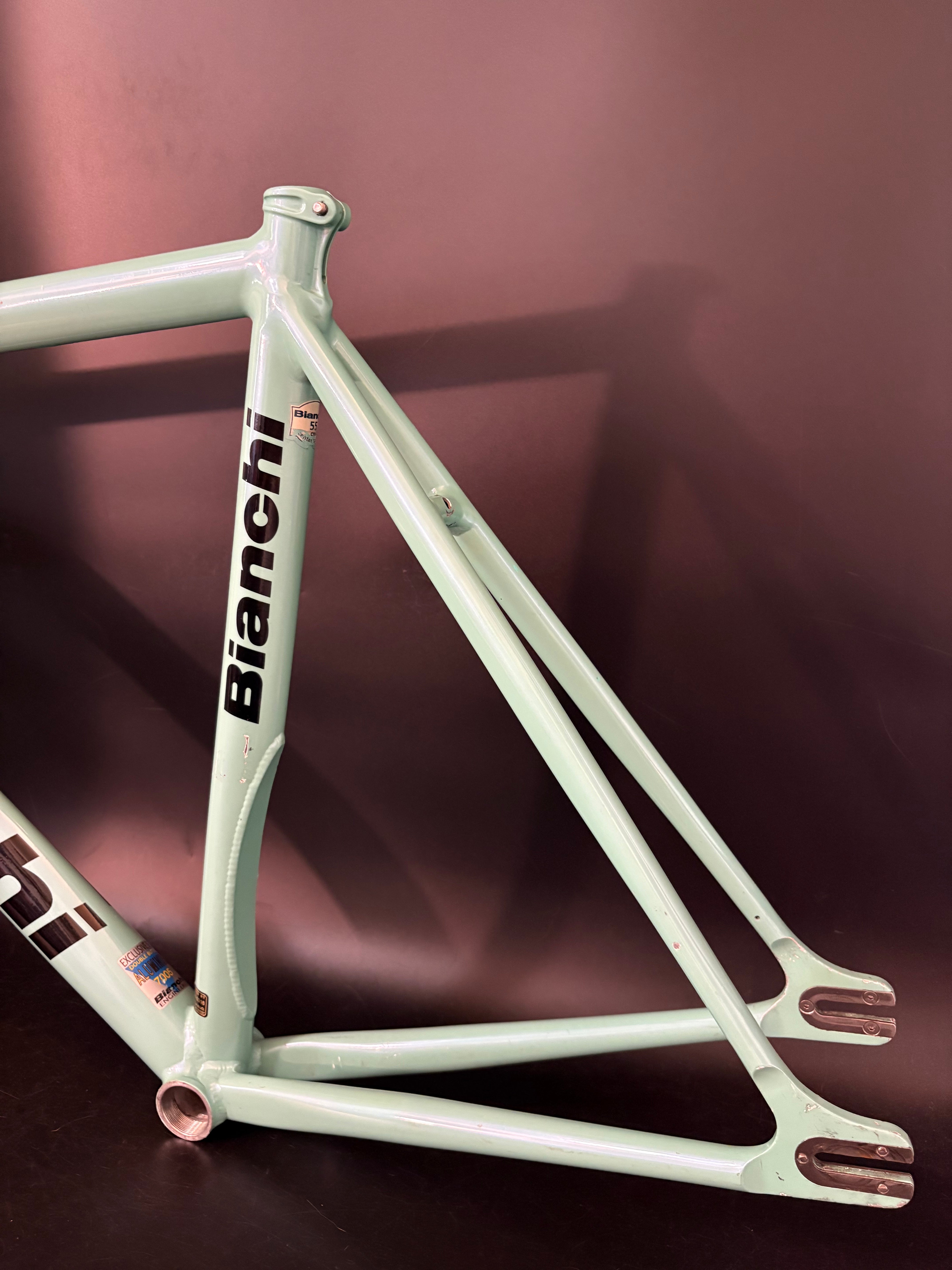 Bianchi Pista Concept 2006 Frameset Celeste 55cm – Track Lab