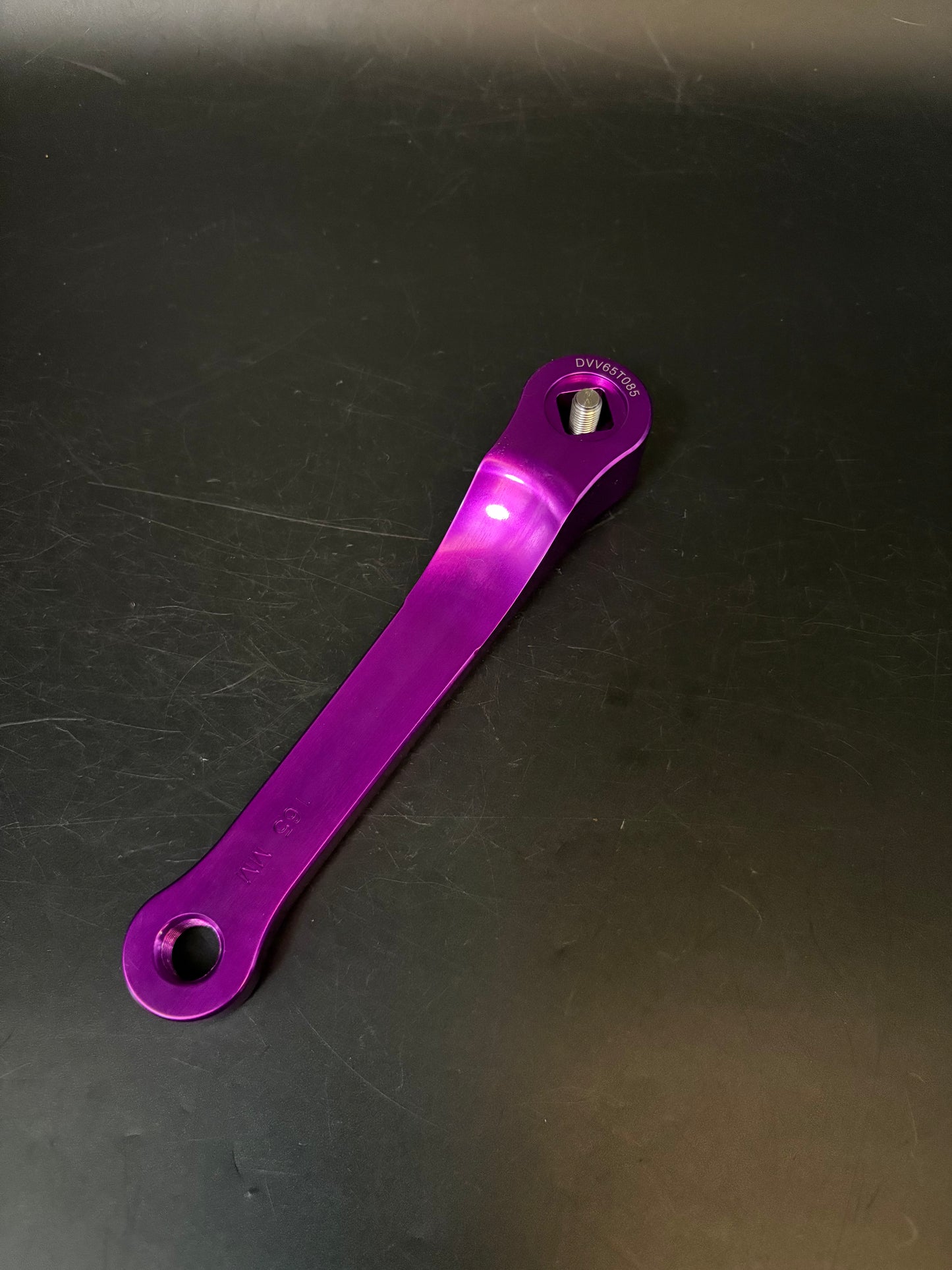 Phil Wood Track Crankset Purple 165mm 48t