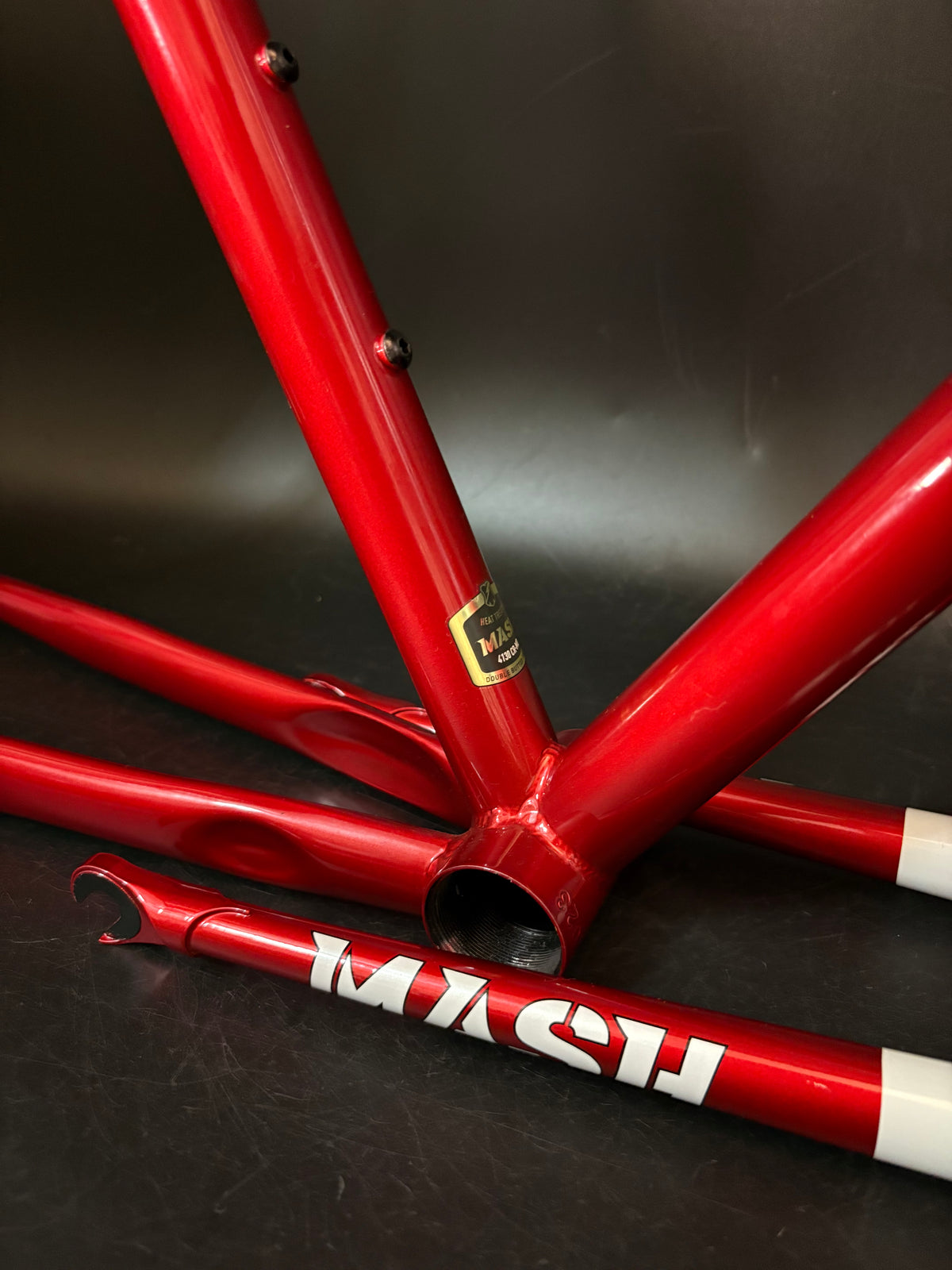 NEW Mash Steel Frameset Red / White Large 57cm