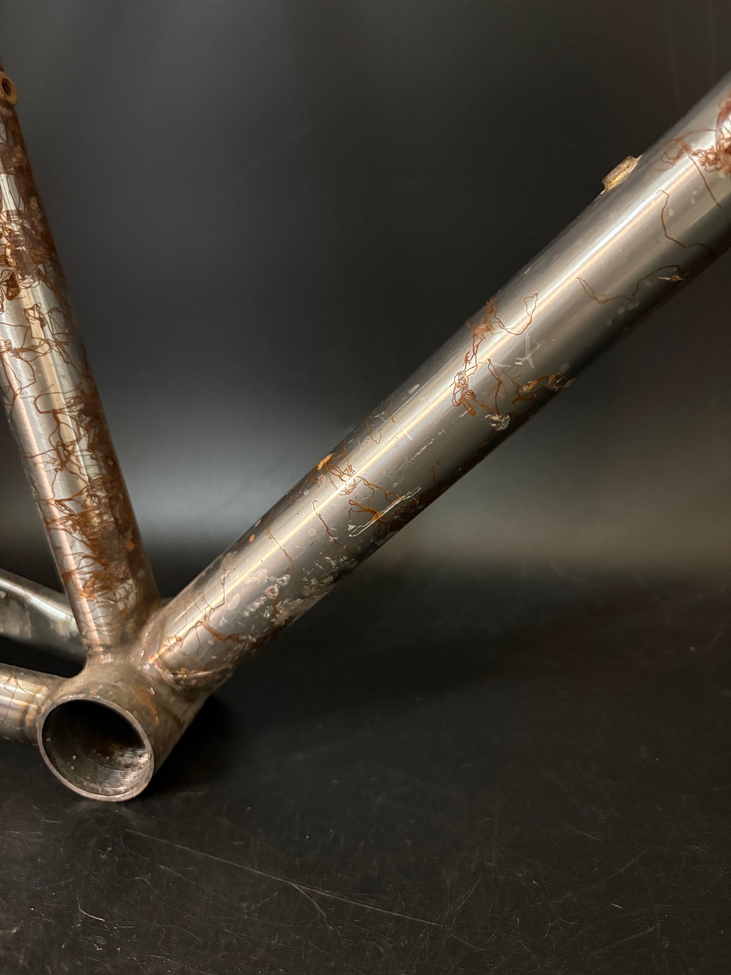 Chas’ Cinelli Mash Work Frameset Raw Prototype #1 55cm