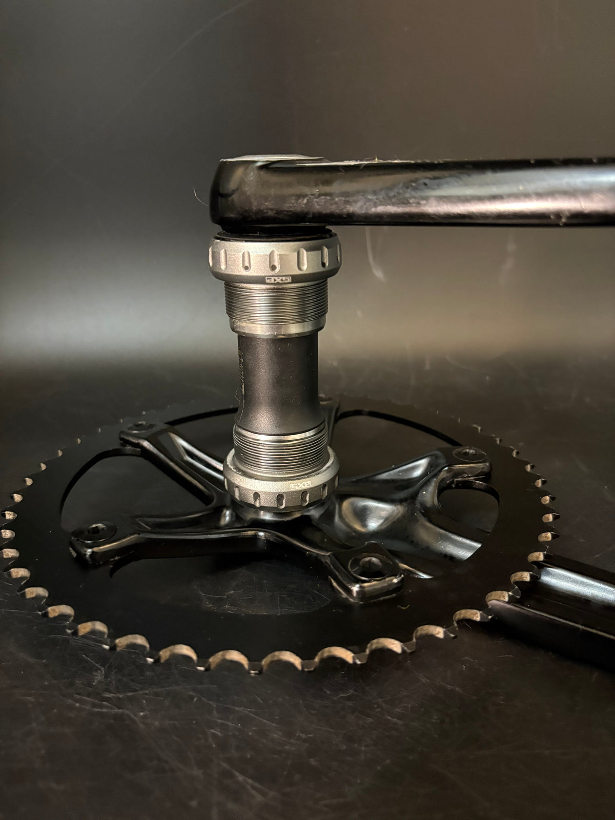 Sram Omnium Crankset Black 165mm 48t