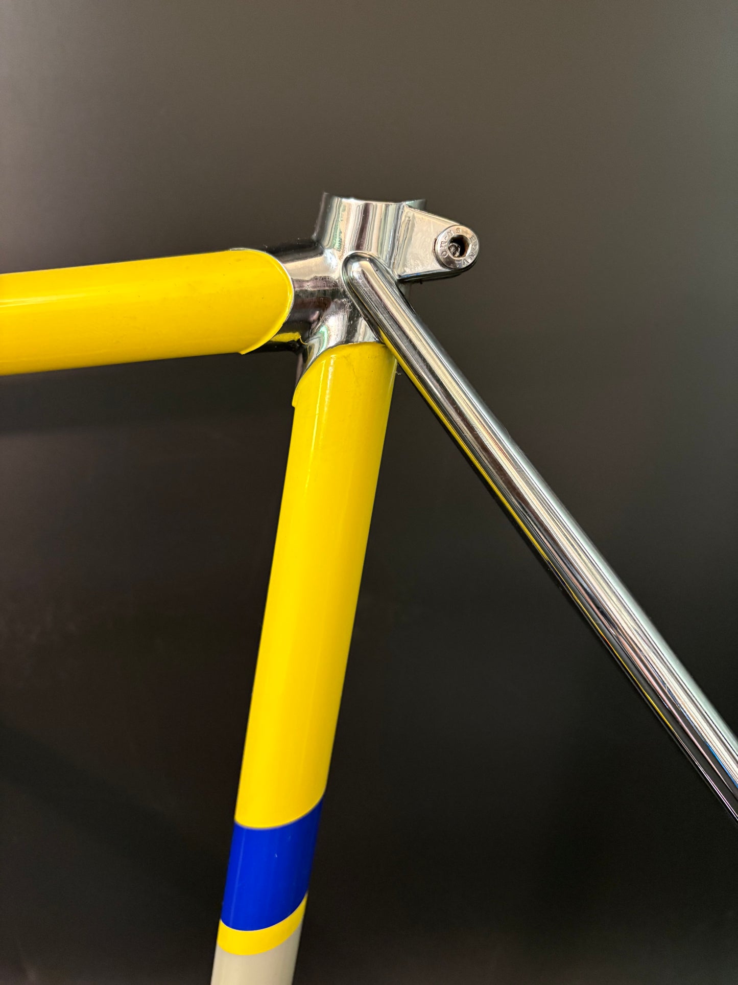 Look AC 364 Frameset Heritage Yellow/Chrome Small