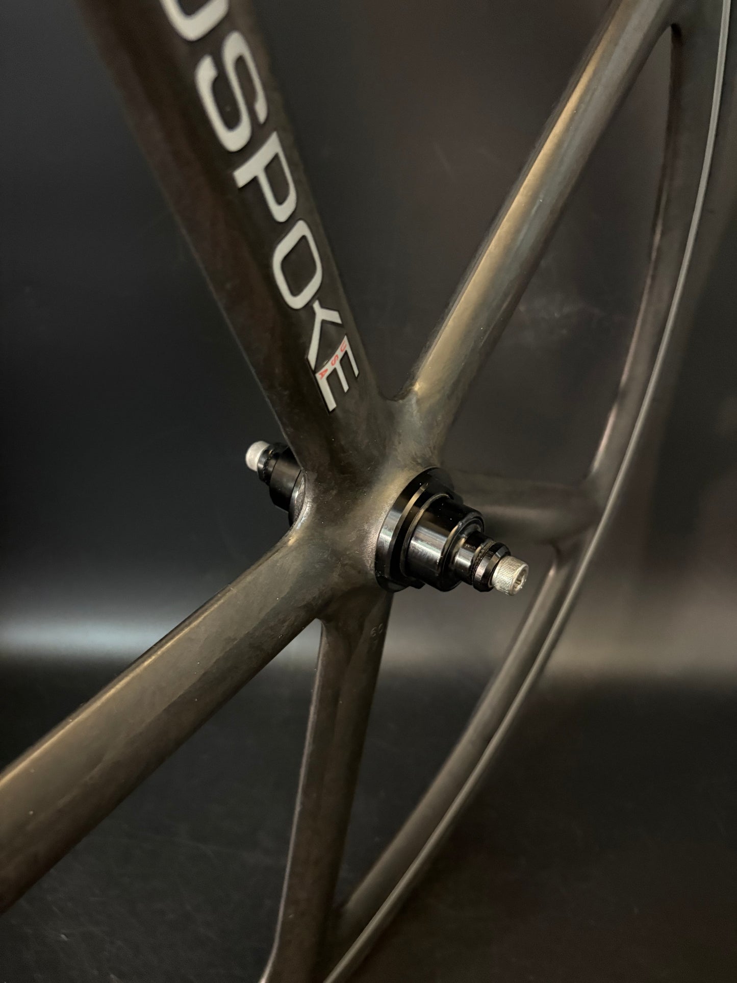 Aerospoke Clincher Front Wheel Black