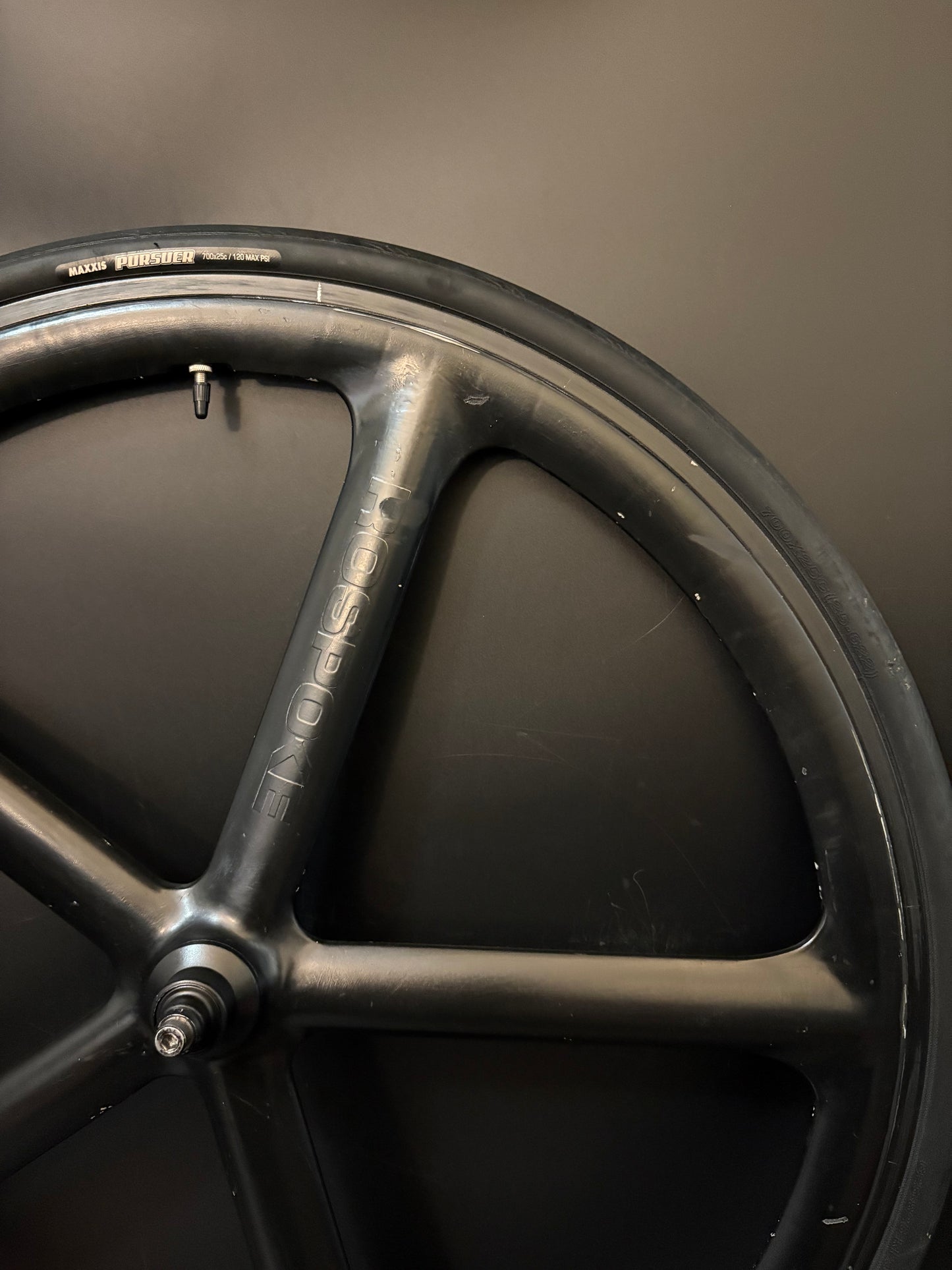 Aerospoke Wheelset Black w/ 17t Cog