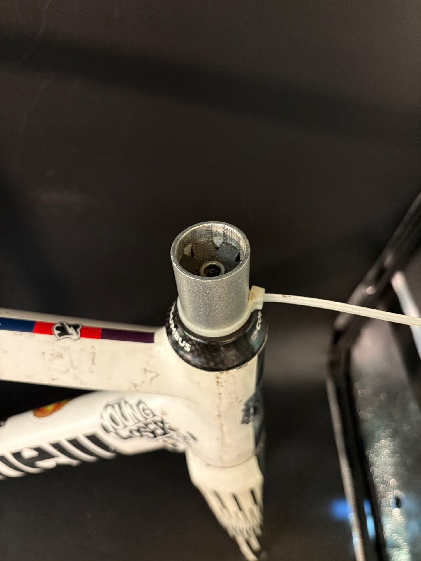 Chas’ Cinelli Mash Parallax Frameset White Prototype 55cm