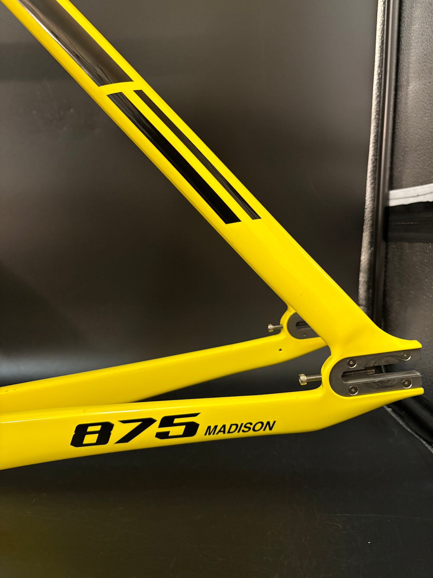 Look 875 Madison Frameset Yellow Carbon Small