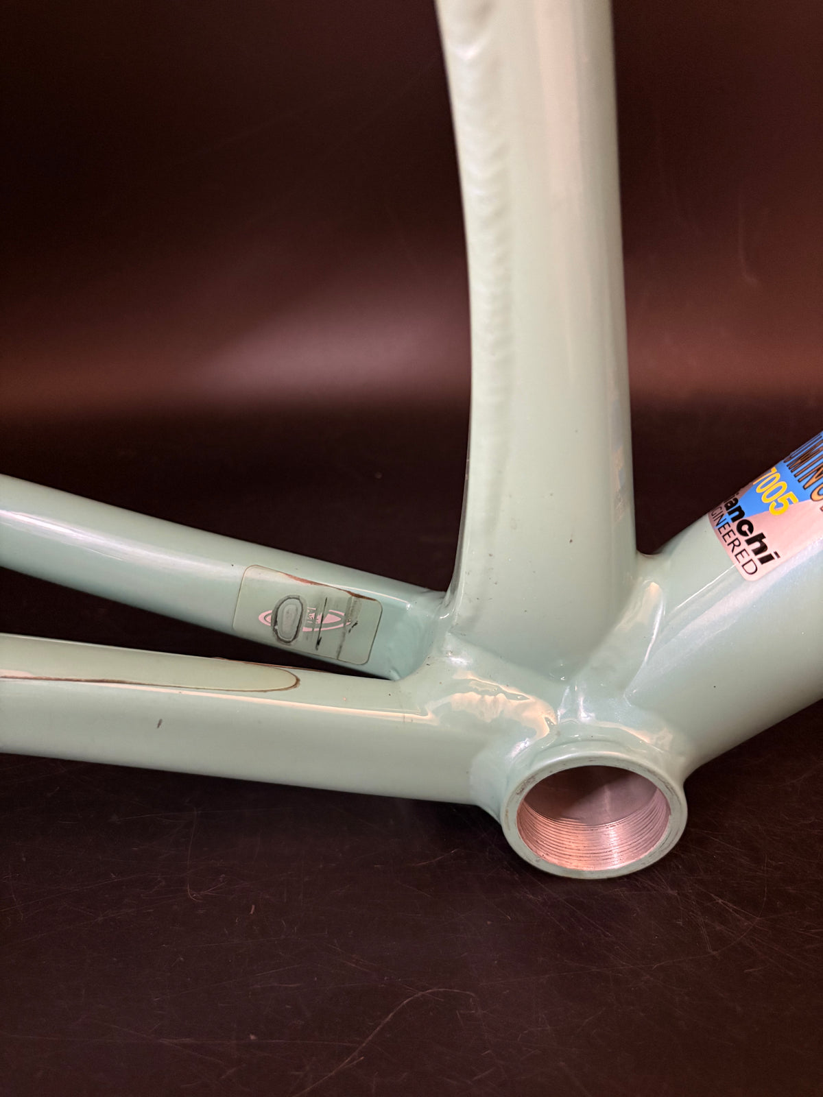 Bianchi Super Pista Frameset Celeste 51cm