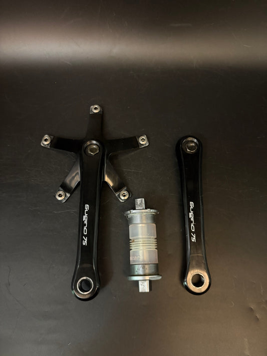 Sugino 75 Cranks Black 170mm