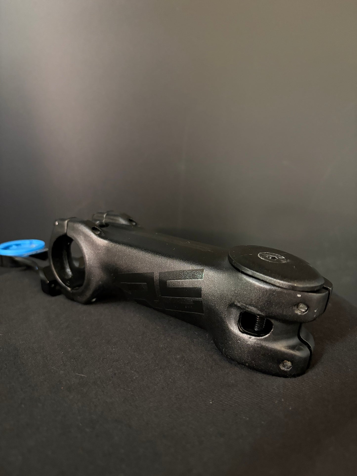 Real Speed RS-10 Alloy Stem Black 110mm 31.8 7deg w/ Computer Mount