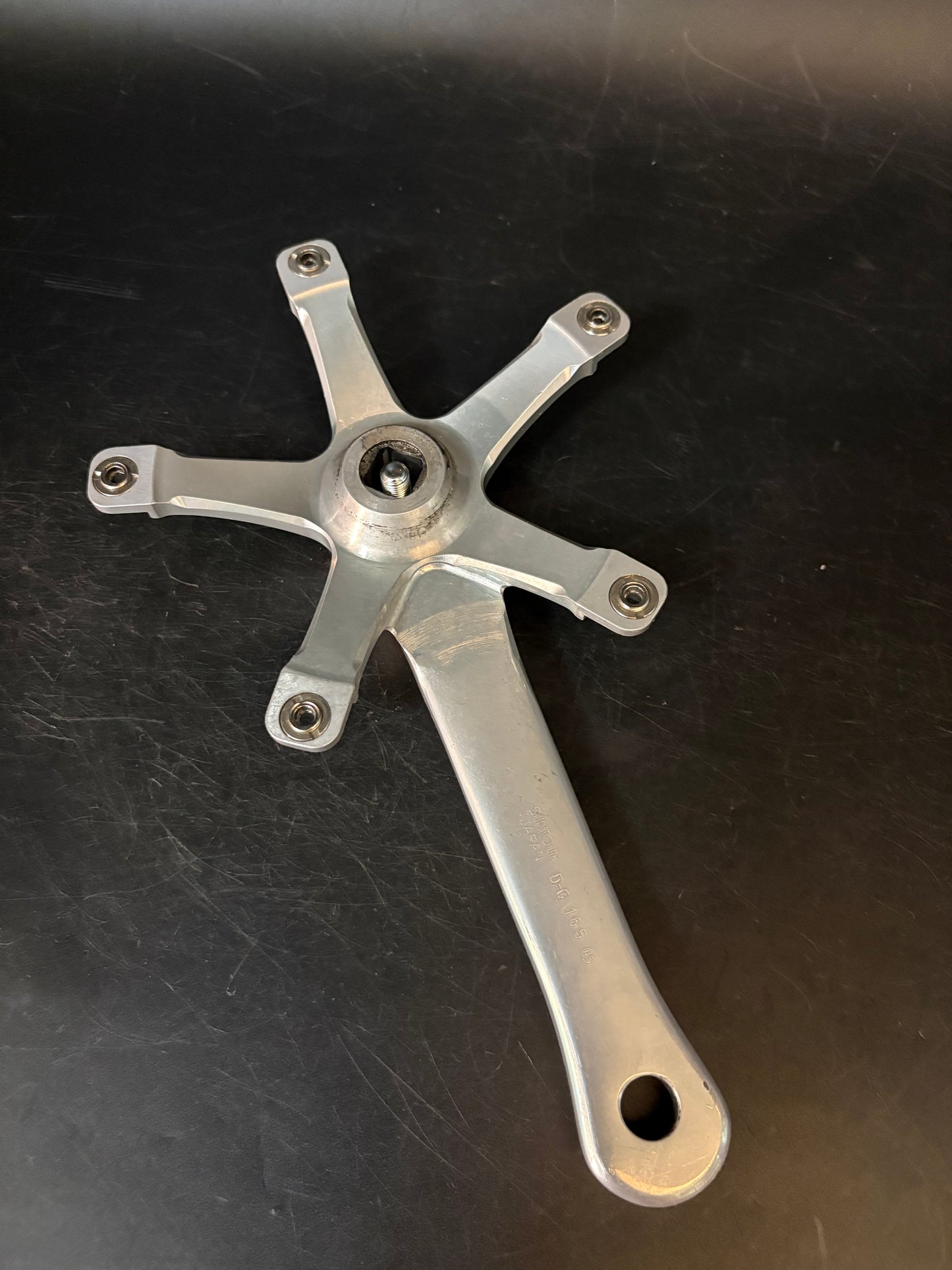 Suntour Superbe Crankset Silver 165mm