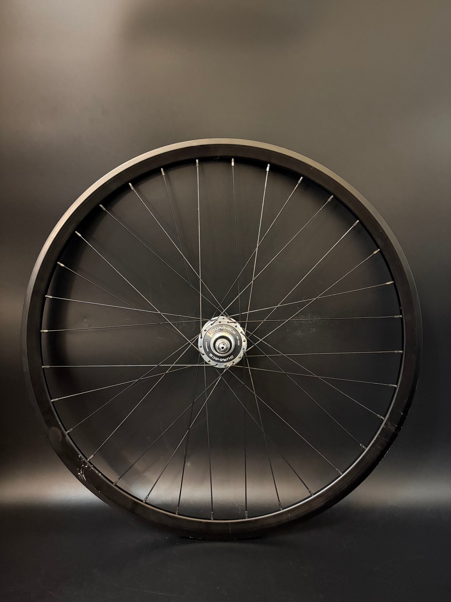 Velocity Deep V Black / Dura Ace HF 7600 Wheelset 32h